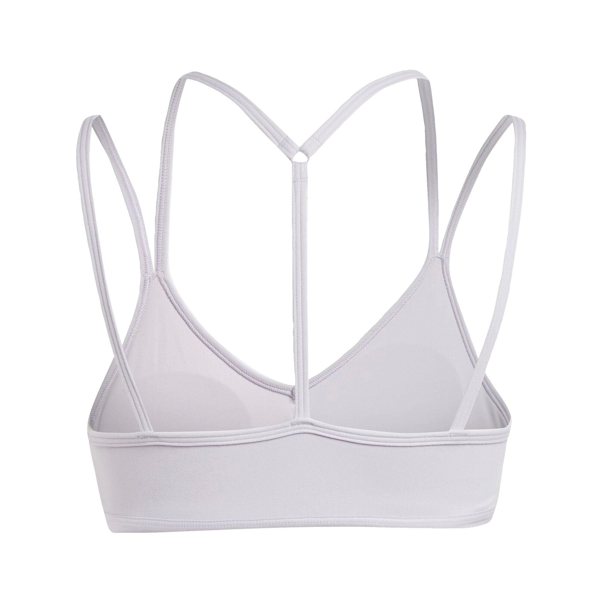 ADIDAS SPORTSWEAR Sutien sport 'Essentials Light-Support' mov liliachiu / alb - Pled.ro