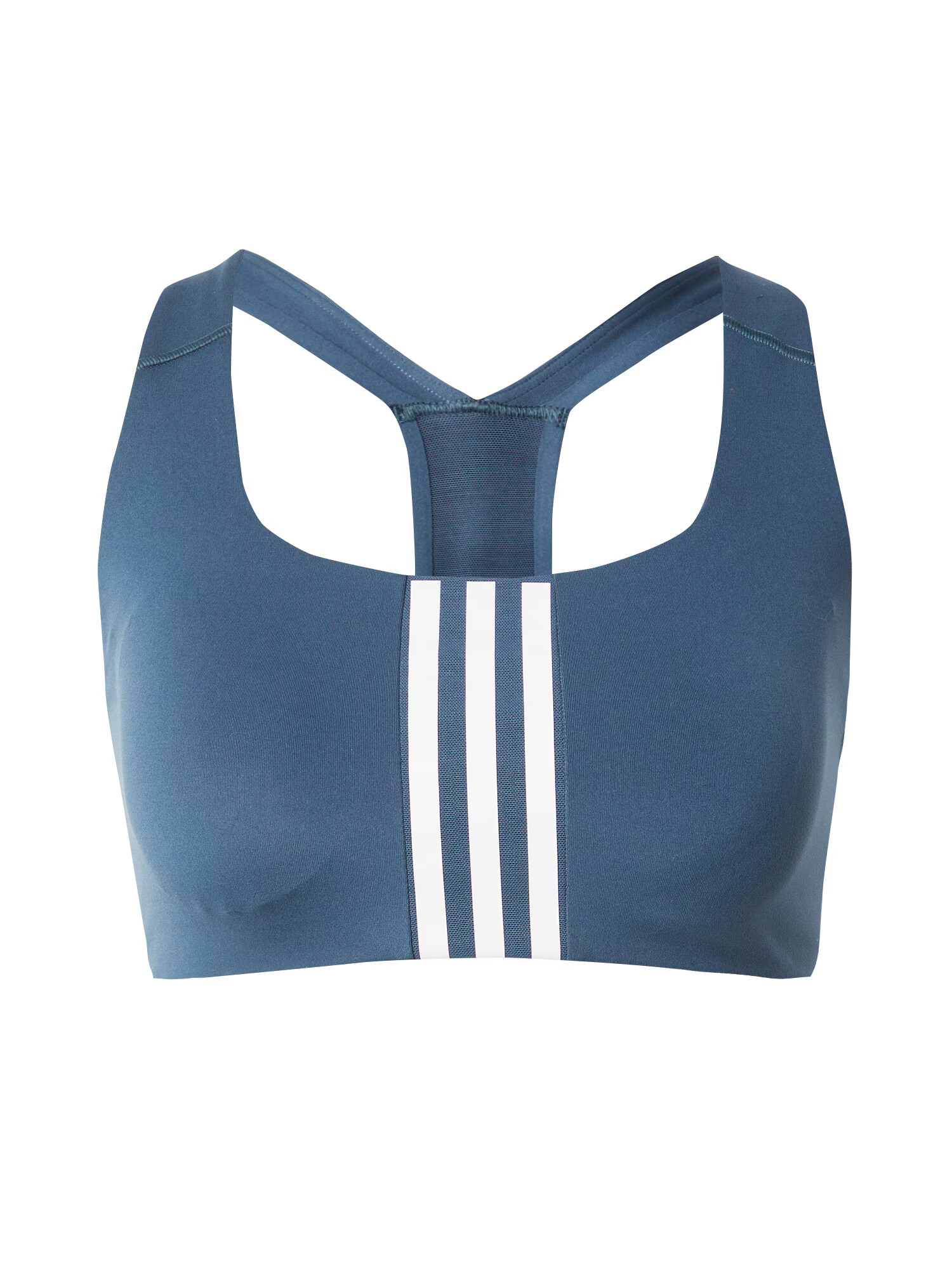 ADIDAS SPORTSWEAR Sutien sport 'Powerimpact' albastru porumbel / alb - Pled.ro