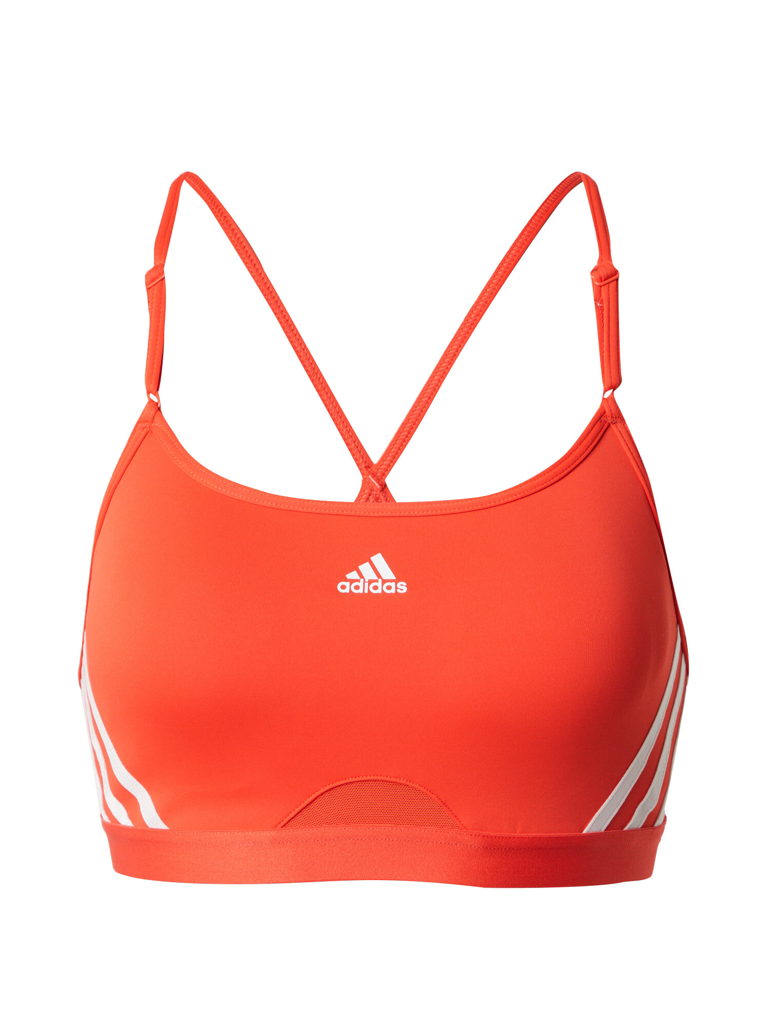 ADIDAS SPORTSWEAR Sutien sport roșu / alb - Pled.ro