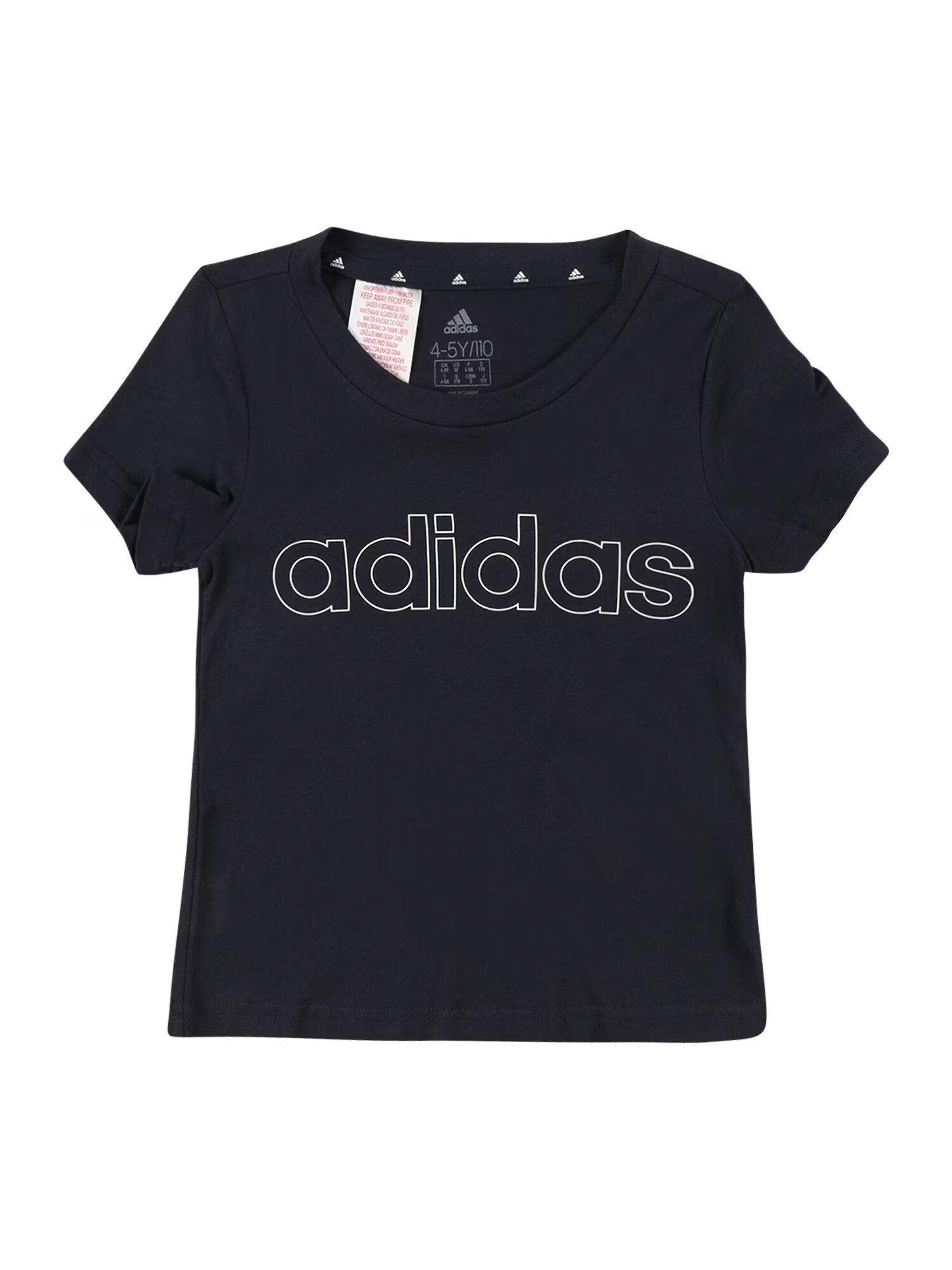 ADIDAS SPORTSWEAR Tricou albastru noapte / alb - Pled.ro