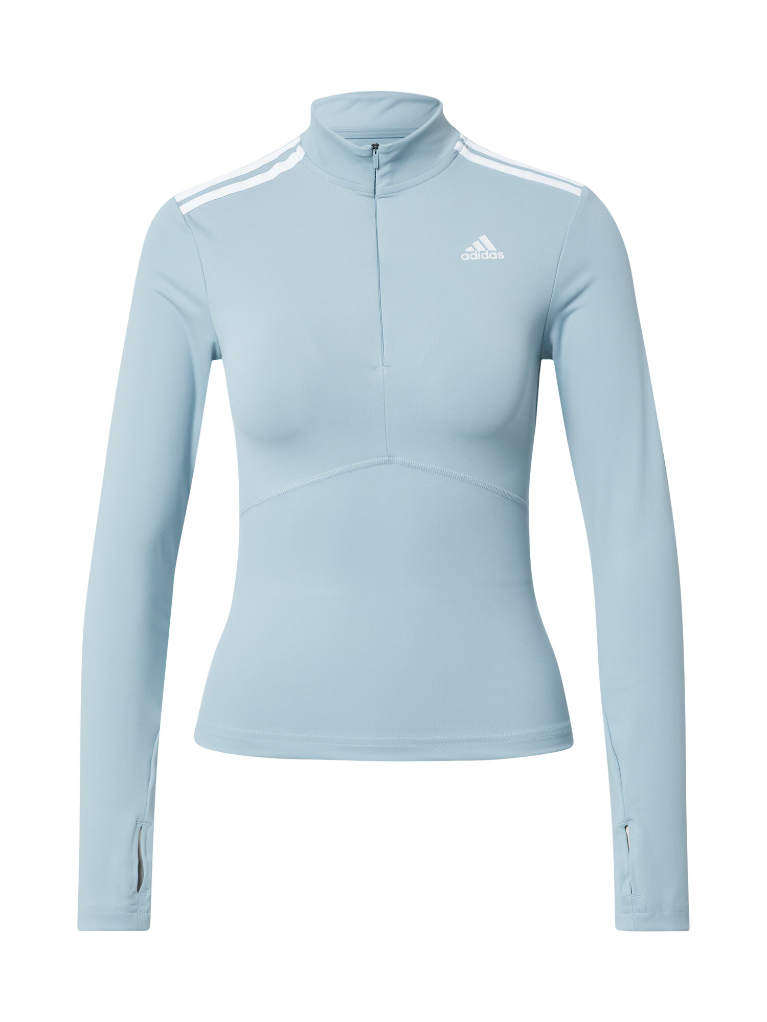 ADIDAS SPORTSWEAR Tricou funcțional albastru deschis / alb - Pled.ro