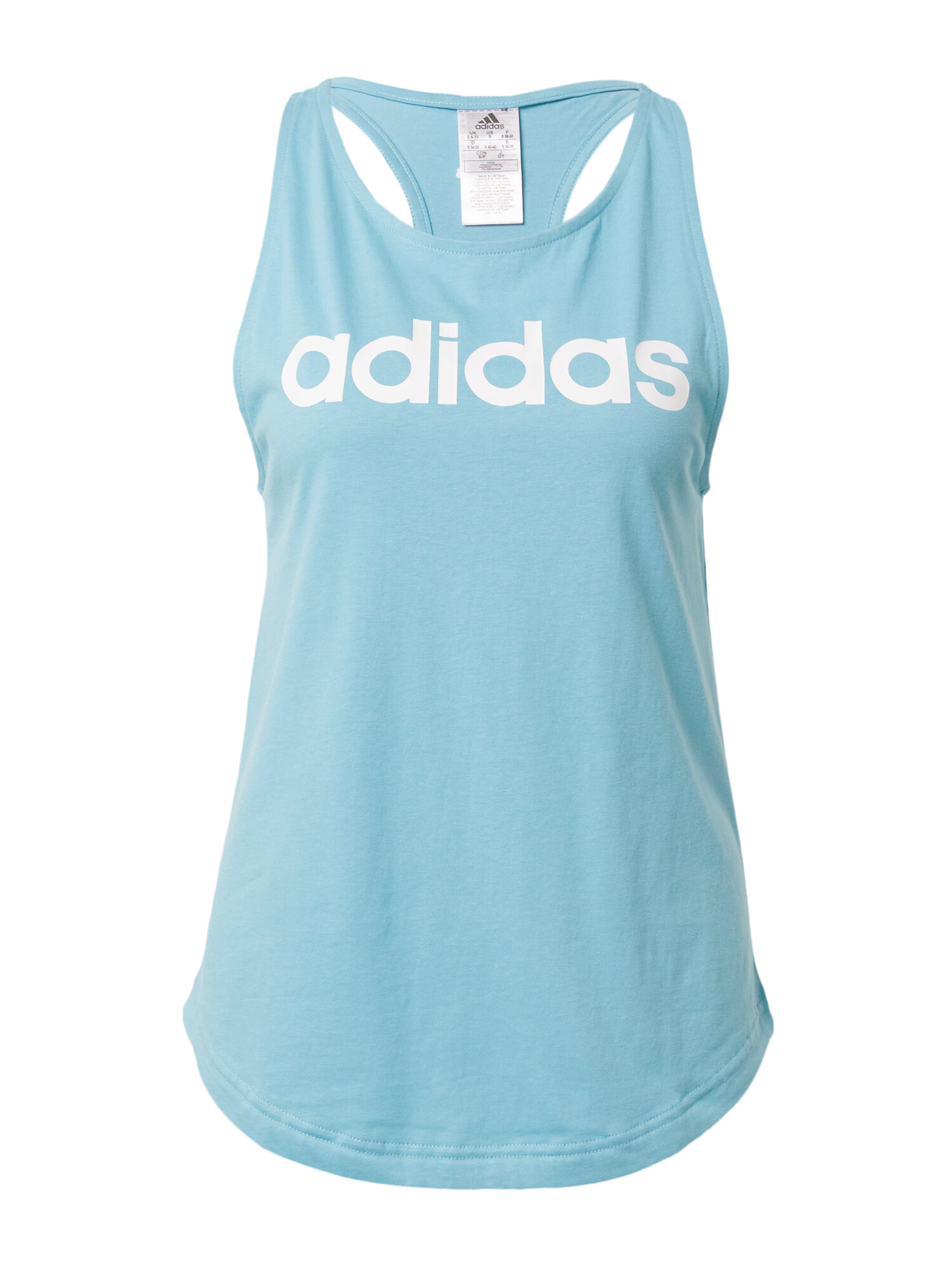 ADIDAS SPORTSWEAR Sport top 'Essentials' albastru deschis / alb - Pled.ro