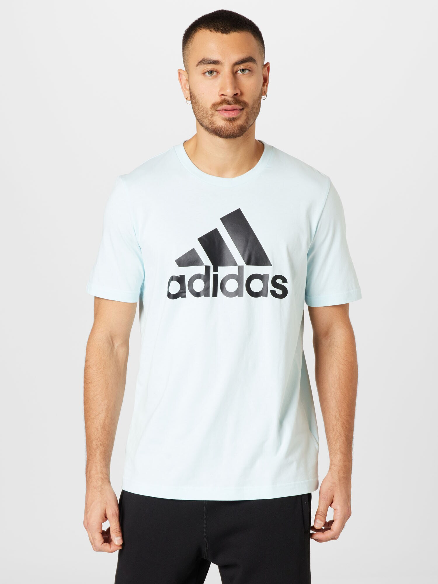 ADIDAS SPORTSWEAR Tricou funcțional albastru deschis / negru - Pled.ro