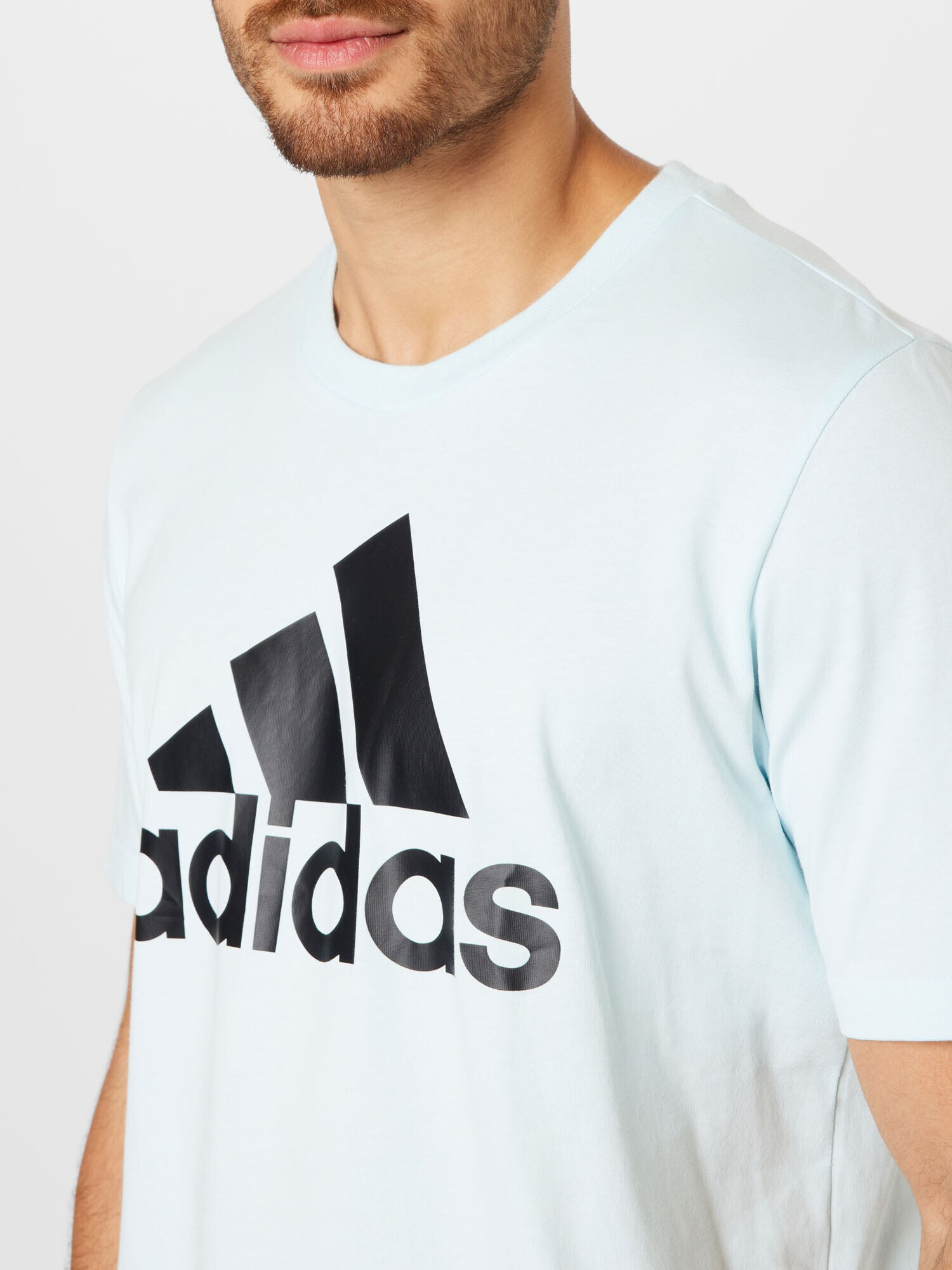 ADIDAS SPORTSWEAR Tricou funcțional albastru deschis / negru - Pled.ro