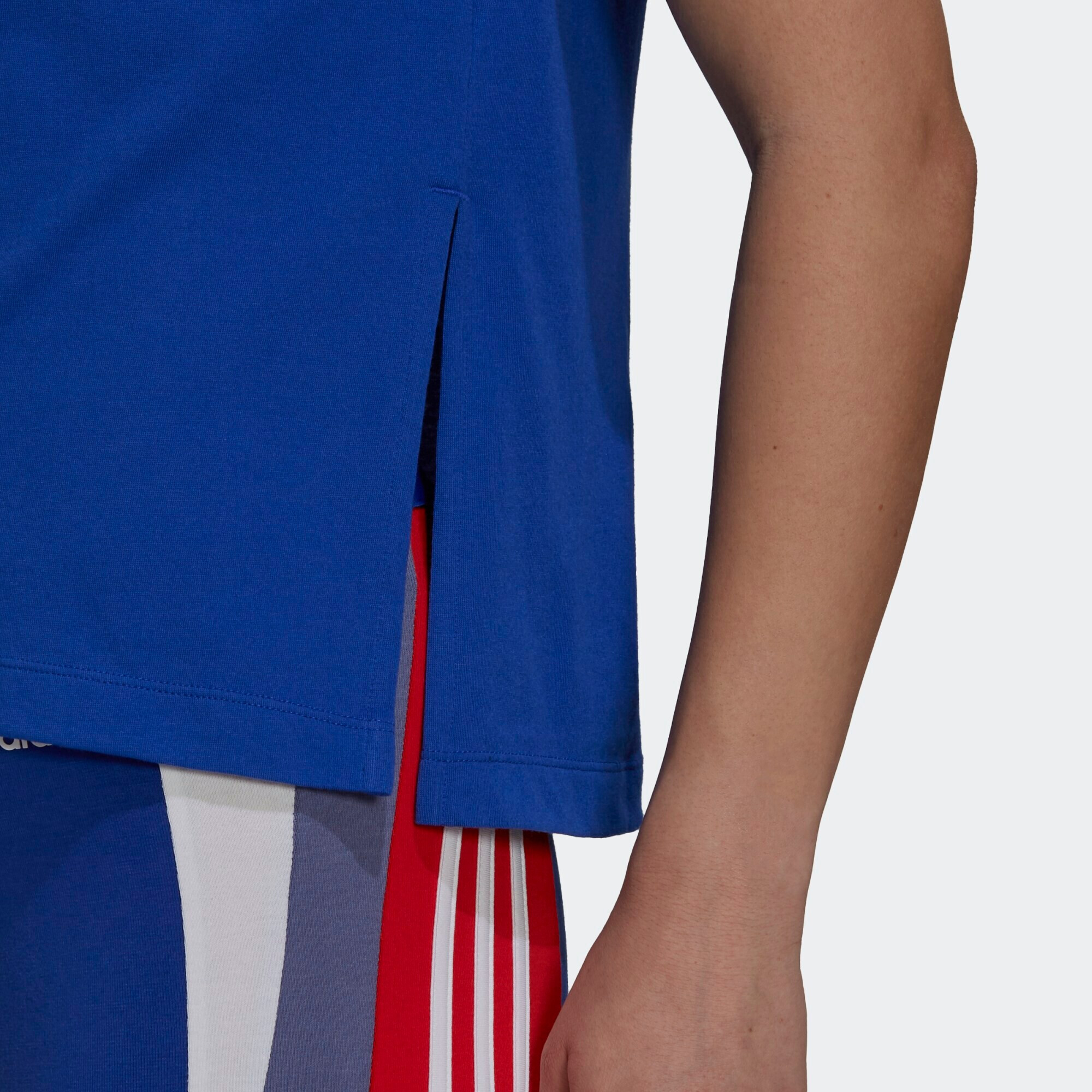 ADIDAS SPORTSWEAR Tricou funcțional albastru fumuriu / albastru regal / roșu / alb - Pled.ro