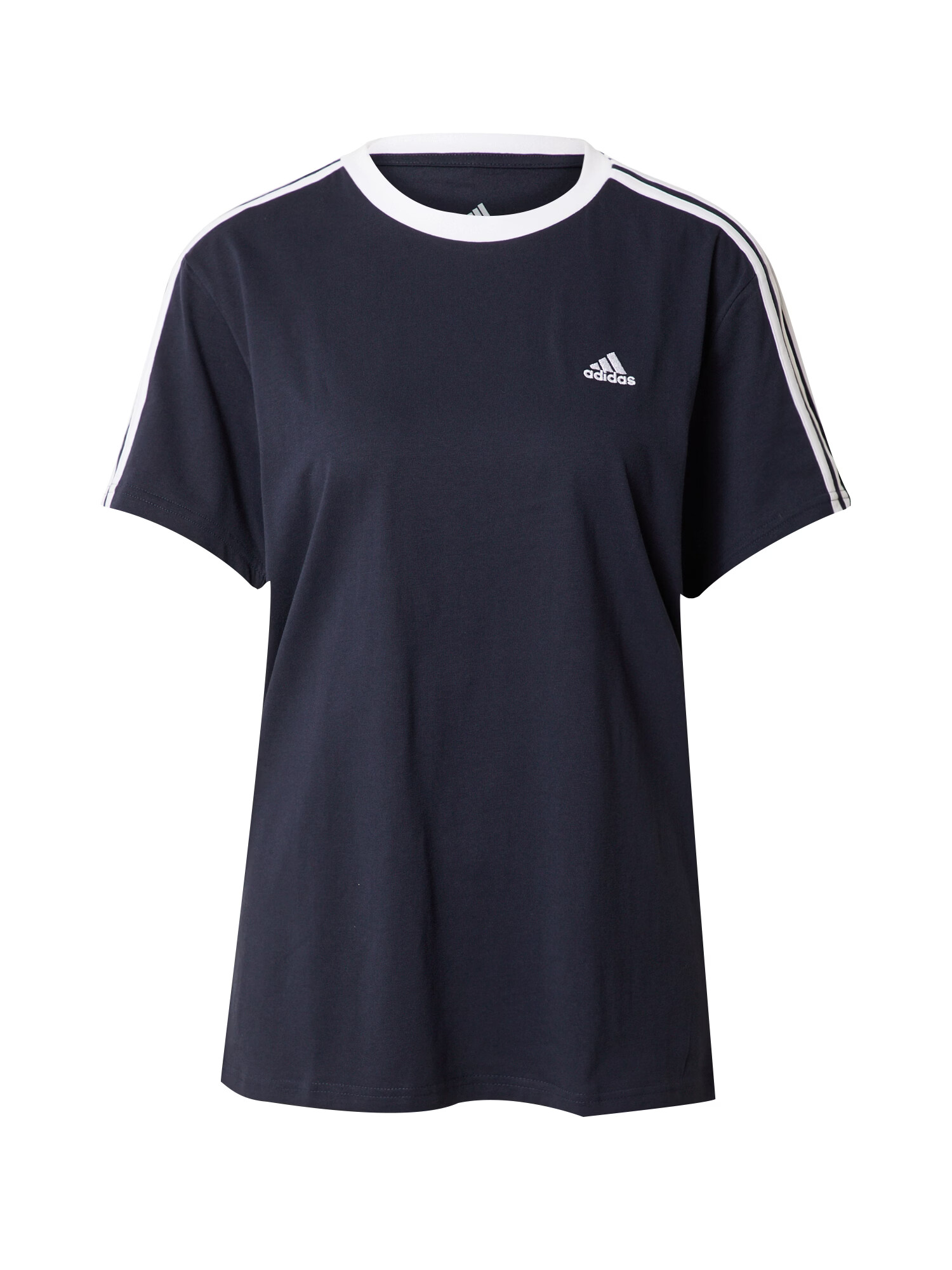 ADIDAS SPORTSWEAR Tricou 'Essentials' albastru închis / alb - Pled.ro