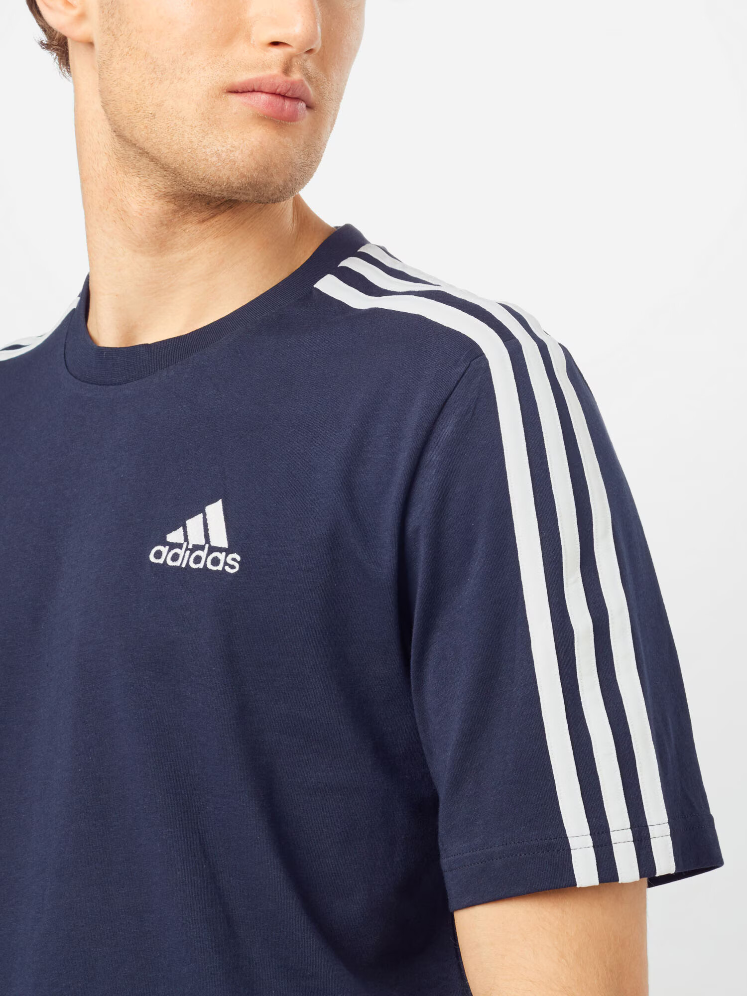 ADIDAS SPORTSWEAR Tricou funcțional albastru marin / alb - Pled.ro