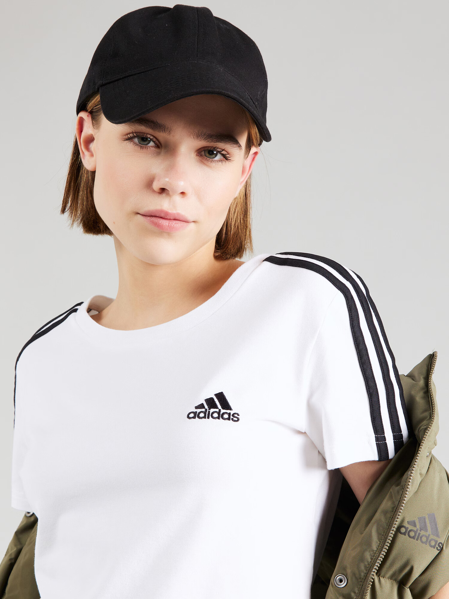 ADIDAS SPORTSWEAR Tricou funcțional 'BABY' negru / alb - Pled.ro