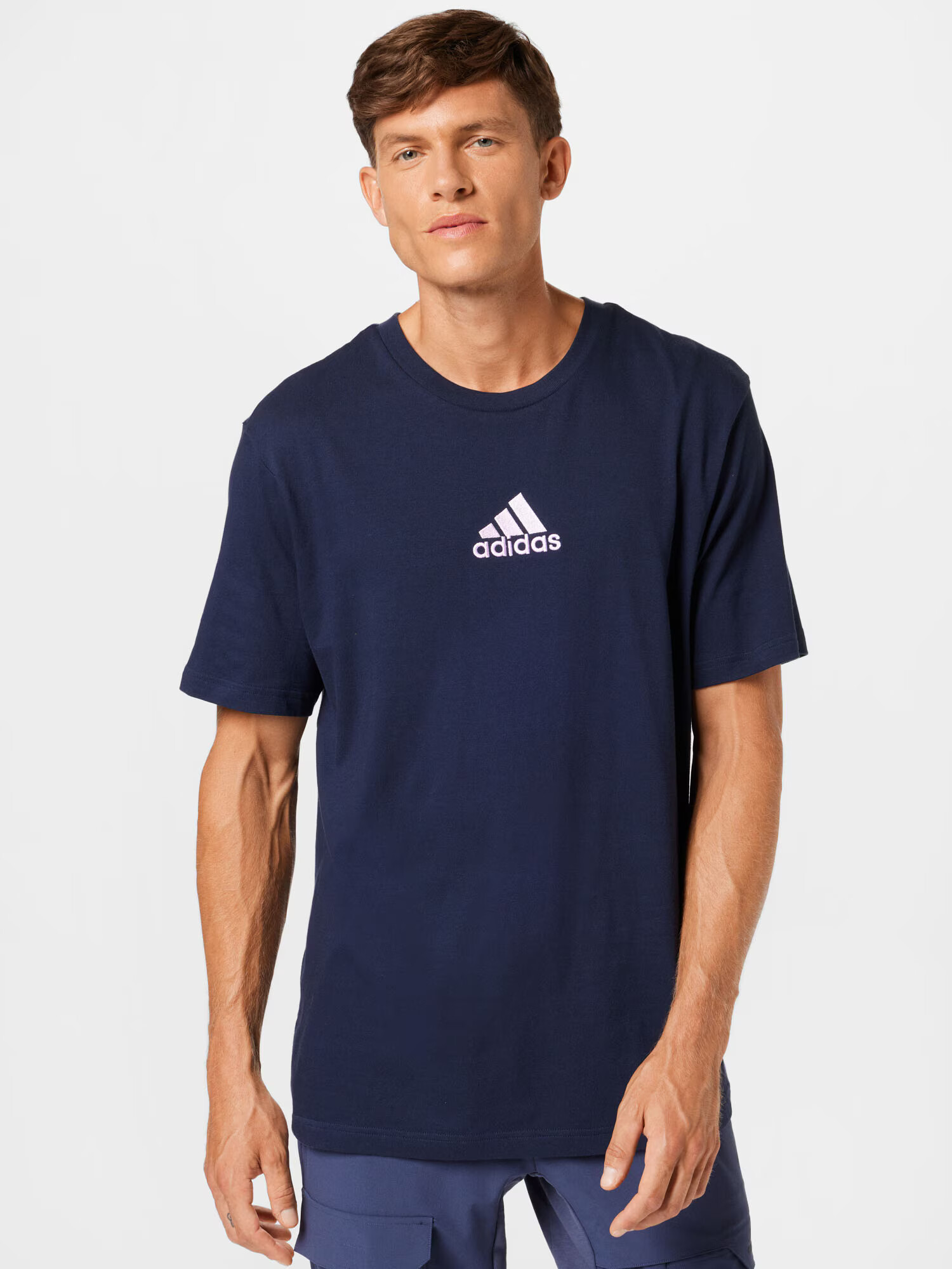 ADIDAS SPORTSWEAR Tricou funcțional 'Nature Graphic' bleumarin / roz deschis - Pled.ro