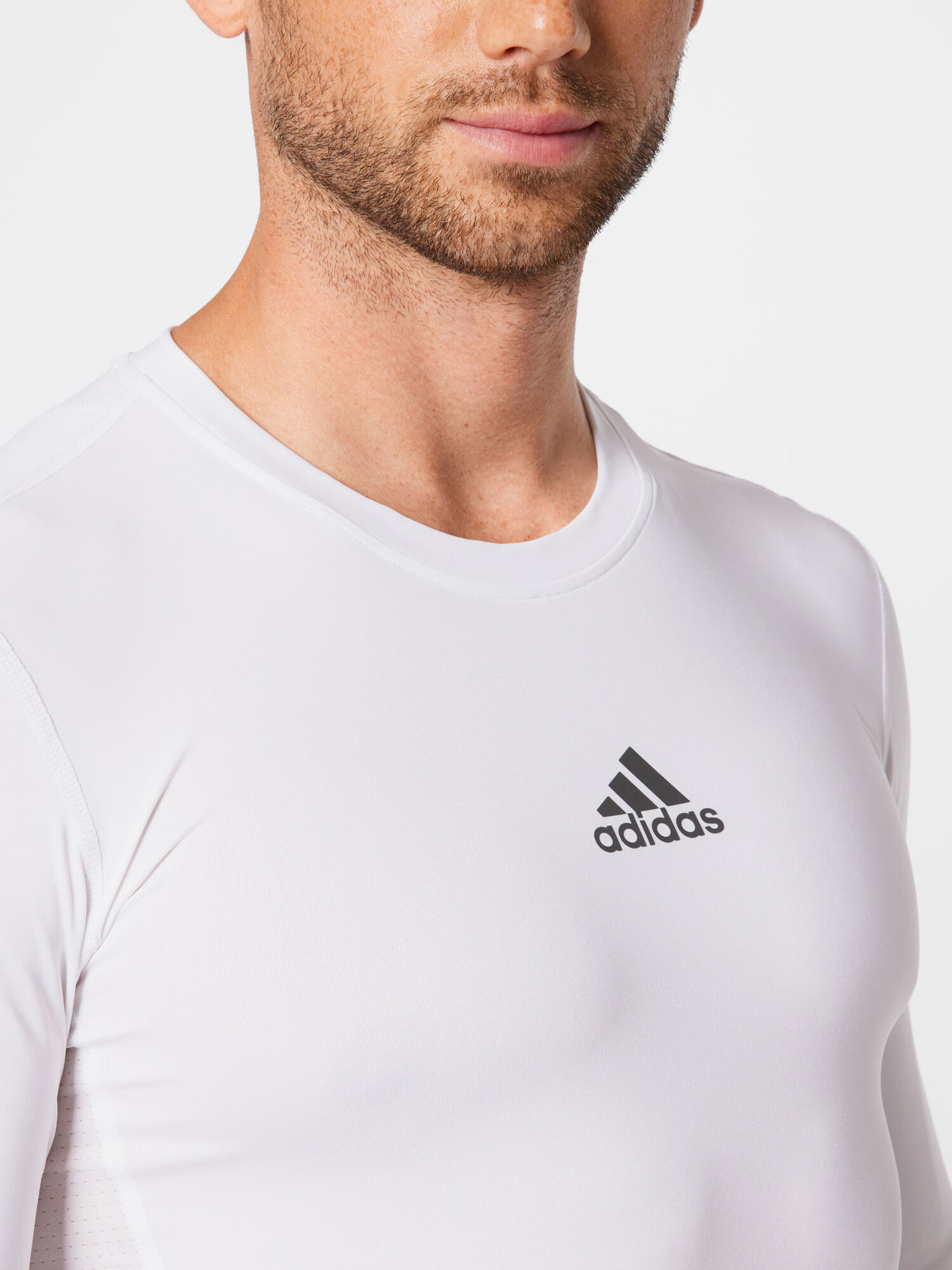 ADIDAS SPORTSWEAR Tricou funcțional 'Compression' gri / alb - Pled.ro