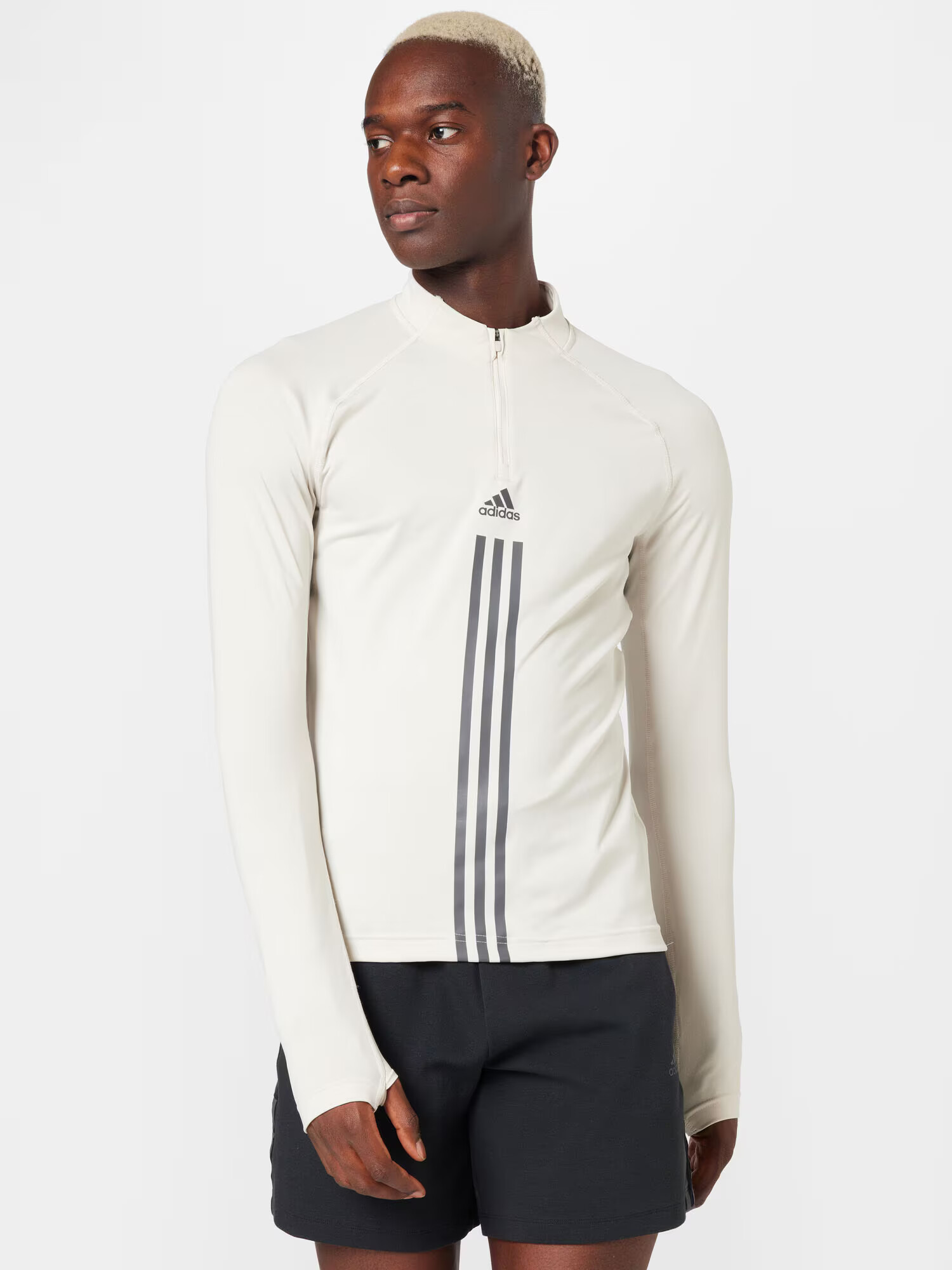 ADIDAS SPORTSWEAR Tricou funcțional crem / gri metalic - Pled.ro