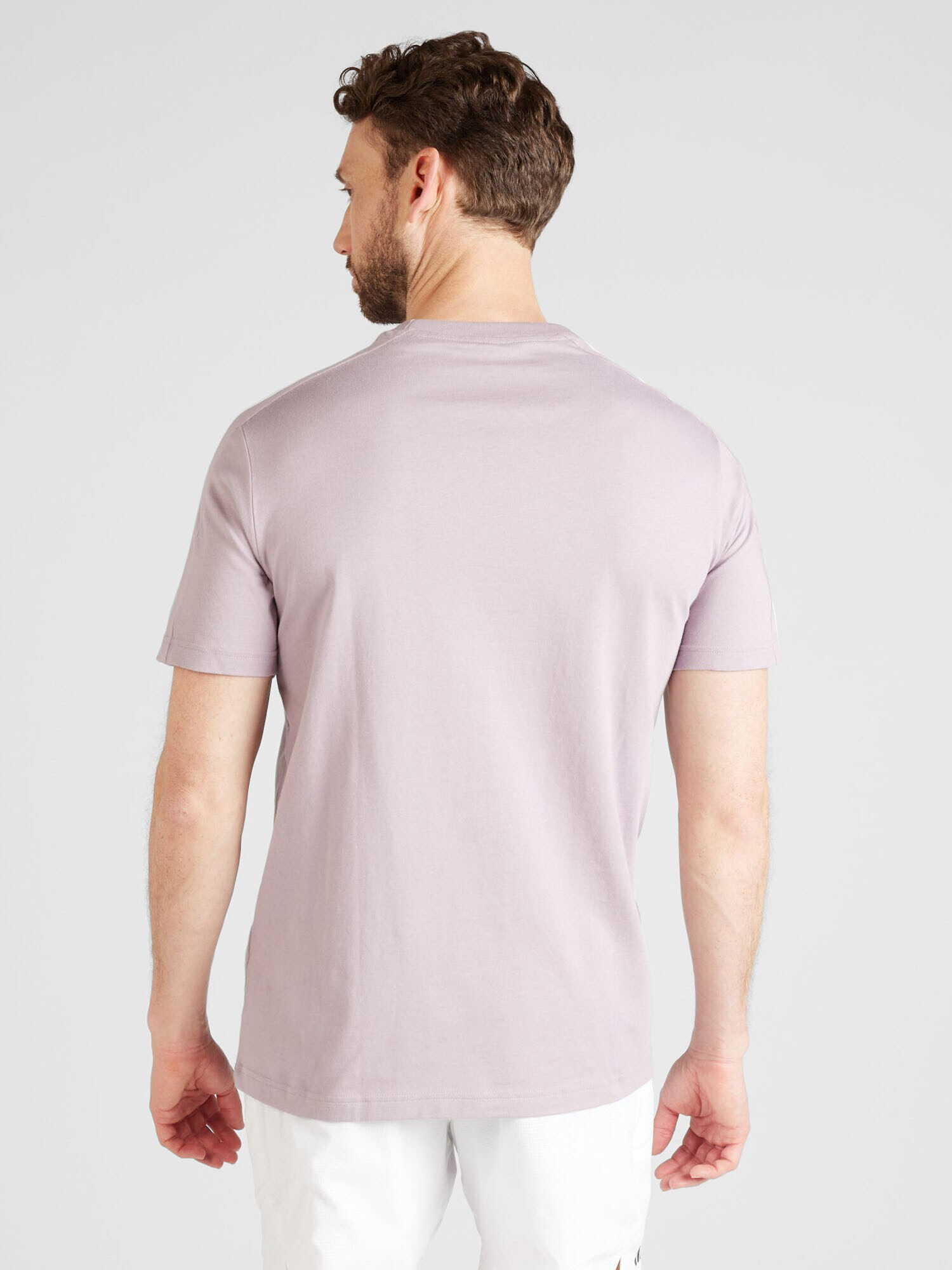 ADIDAS SPORTSWEAR Tricou funcțional 'Essentials 3-Stripes' mov pastel / alb - Pled.ro