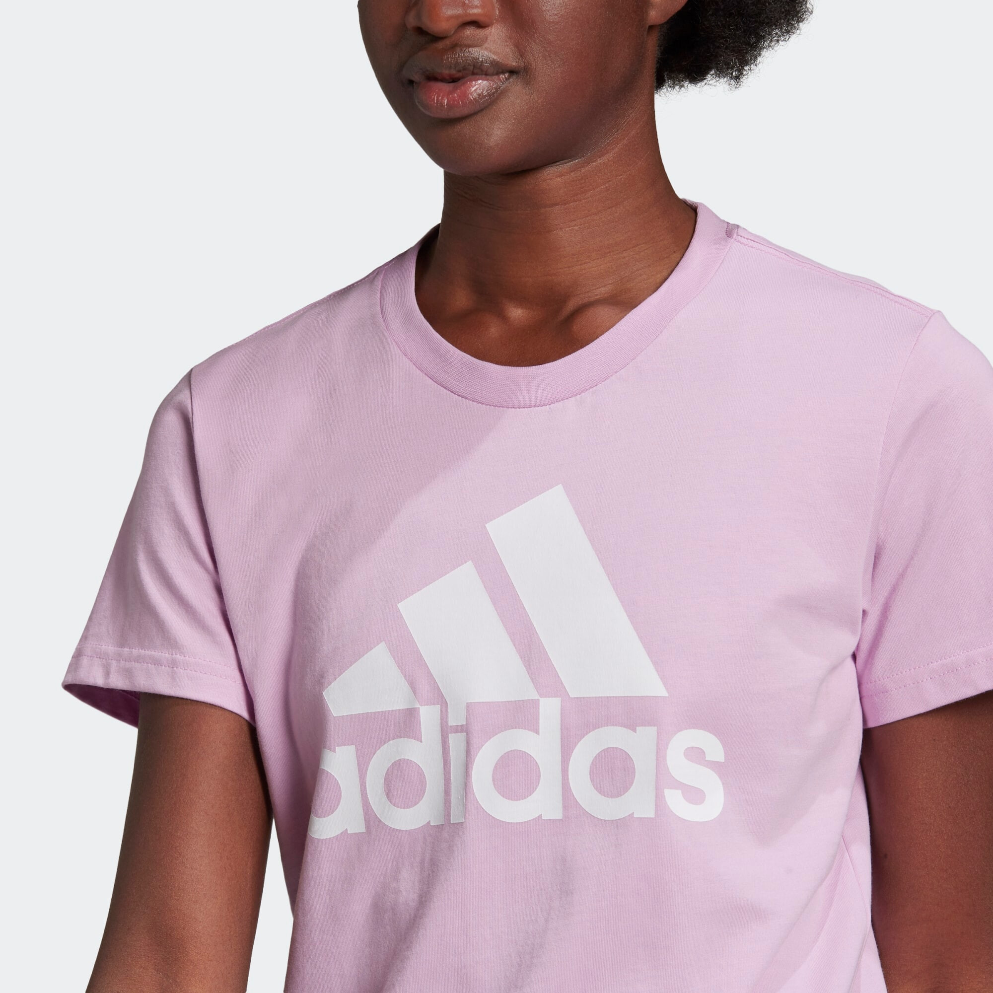 ADIDAS SPORTSWEAR Tricou funcțional 'Essentials' mauve / alb - Pled.ro