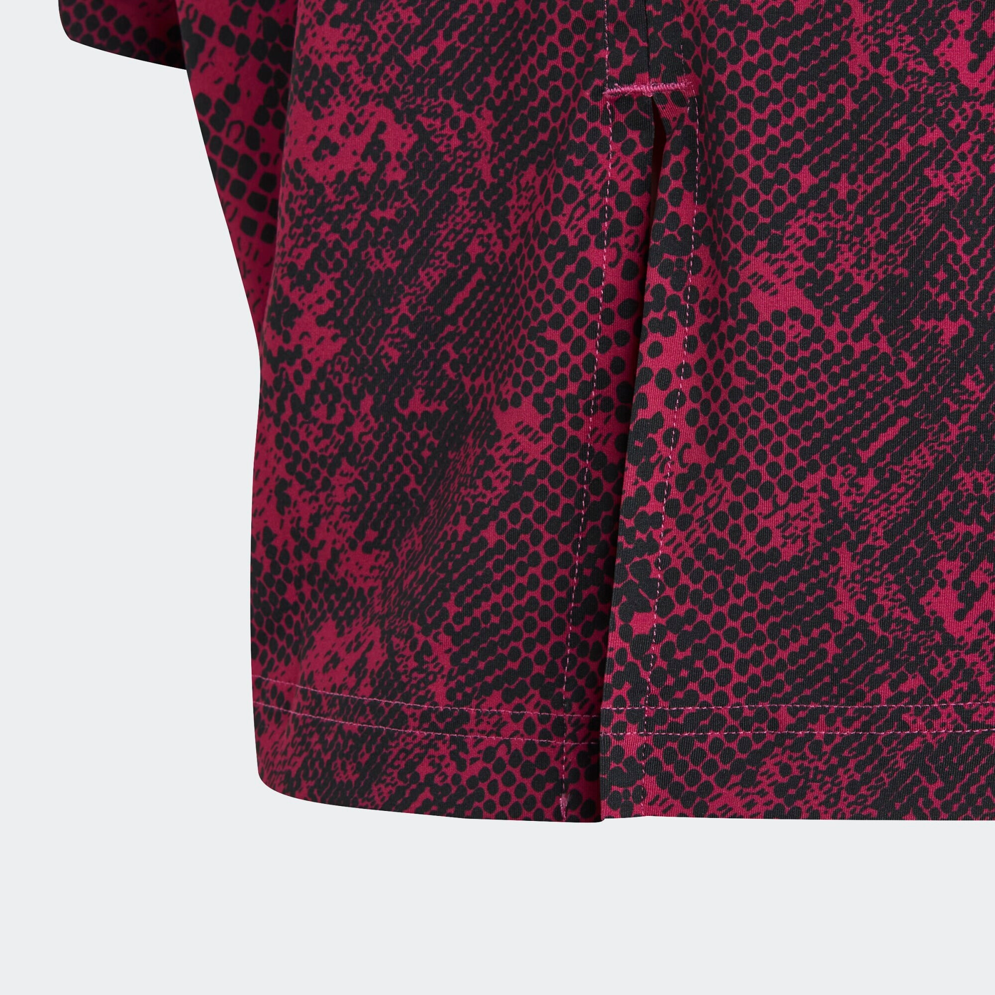 ADIDAS SPORTSWEAR Tricou funcțional 'Aeroready Animal-Print' fucsia / roșu bordeaux / alb - Pled.ro