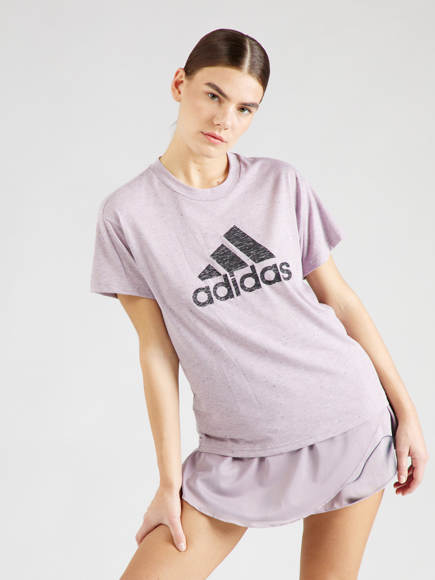 ADIDAS SPORTSWEAR Tricou funcțional 'Future Icons Winners 3.0' mov pastel / negru - Pled.ro