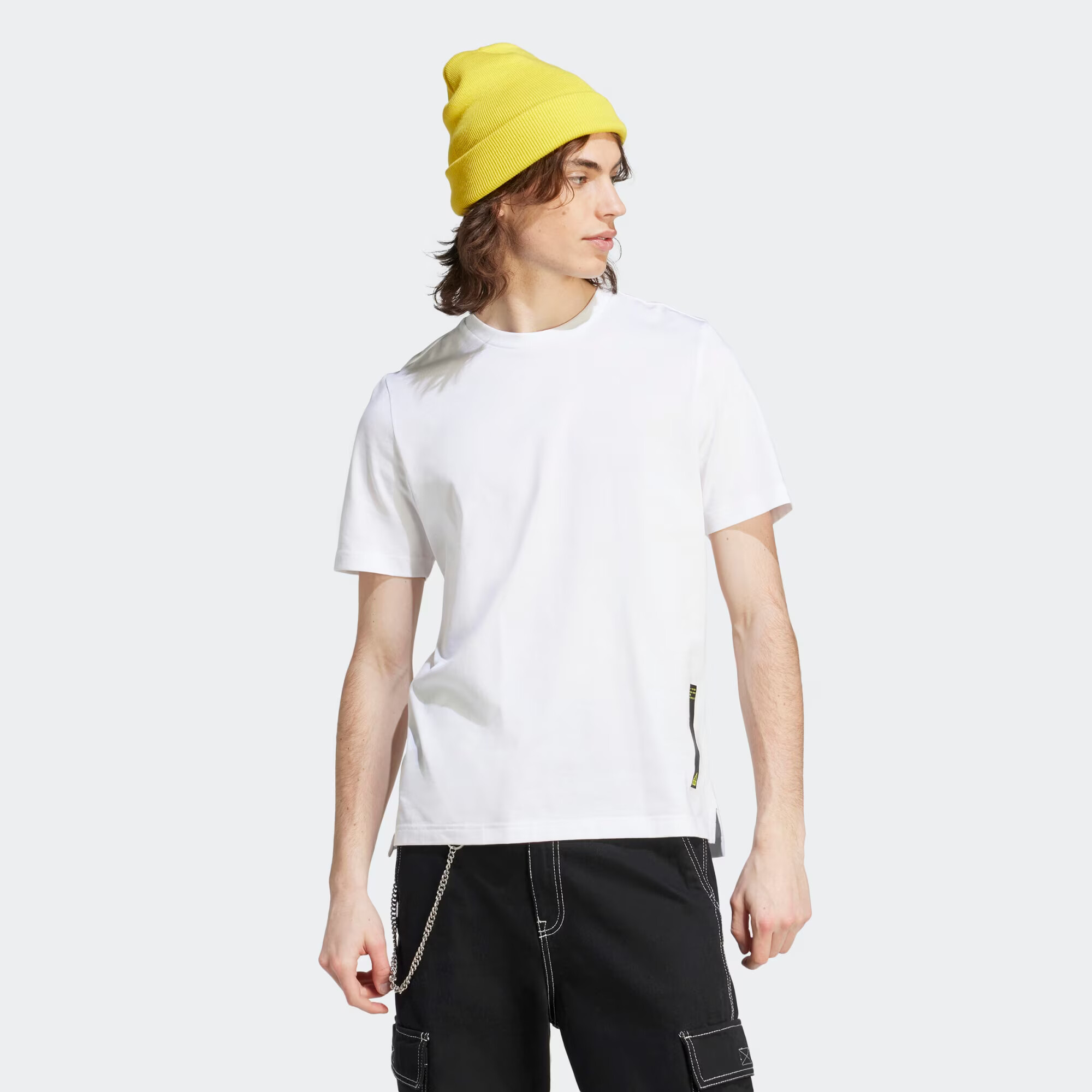 ADIDAS SPORTSWEAR Tricou funcțional 'City Escape Split-Hem' galben / negru / alb - Pled.ro