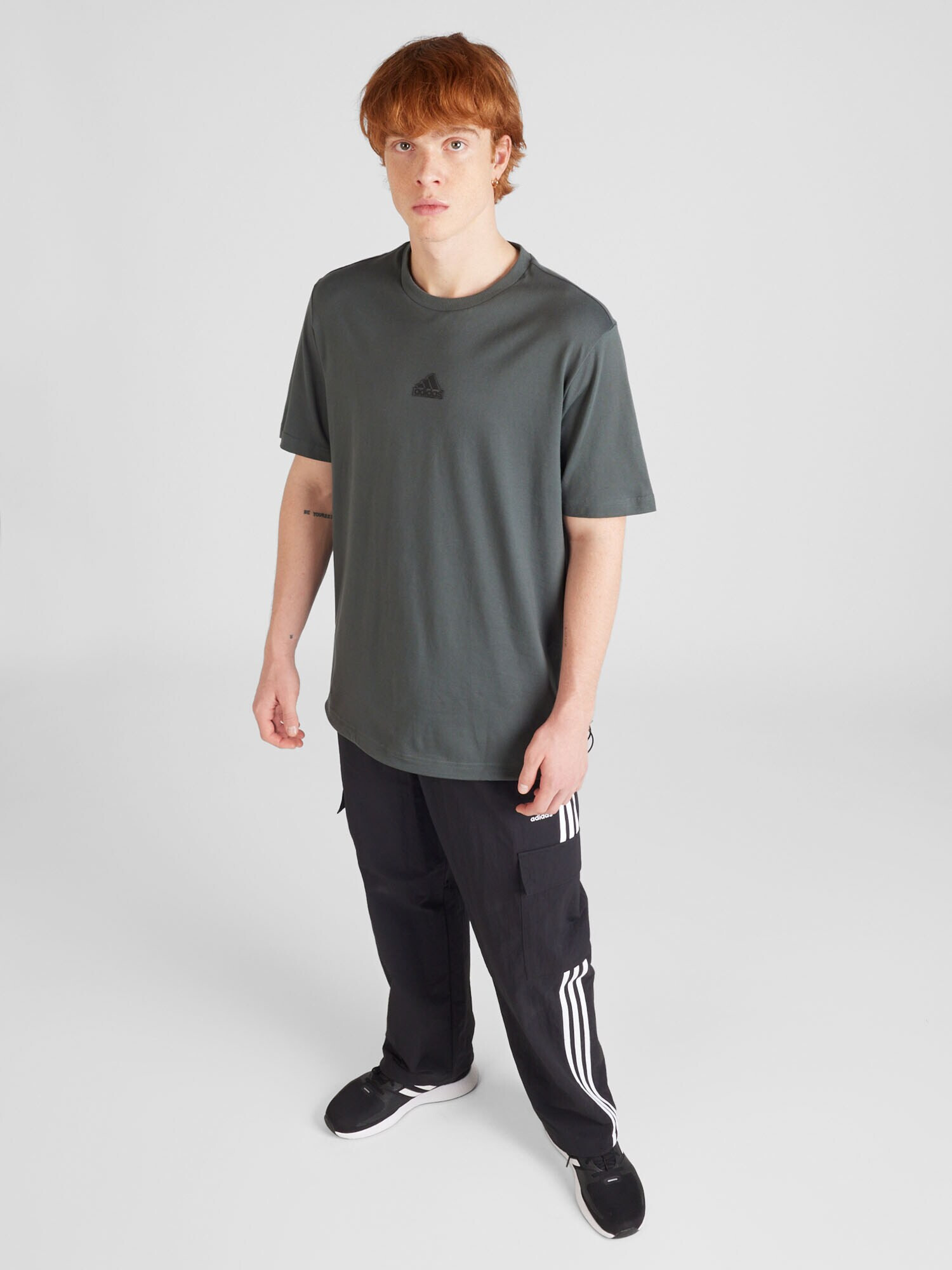 ADIDAS SPORTSWEAR Tricou funcțional gri grafit / negru - Pled.ro