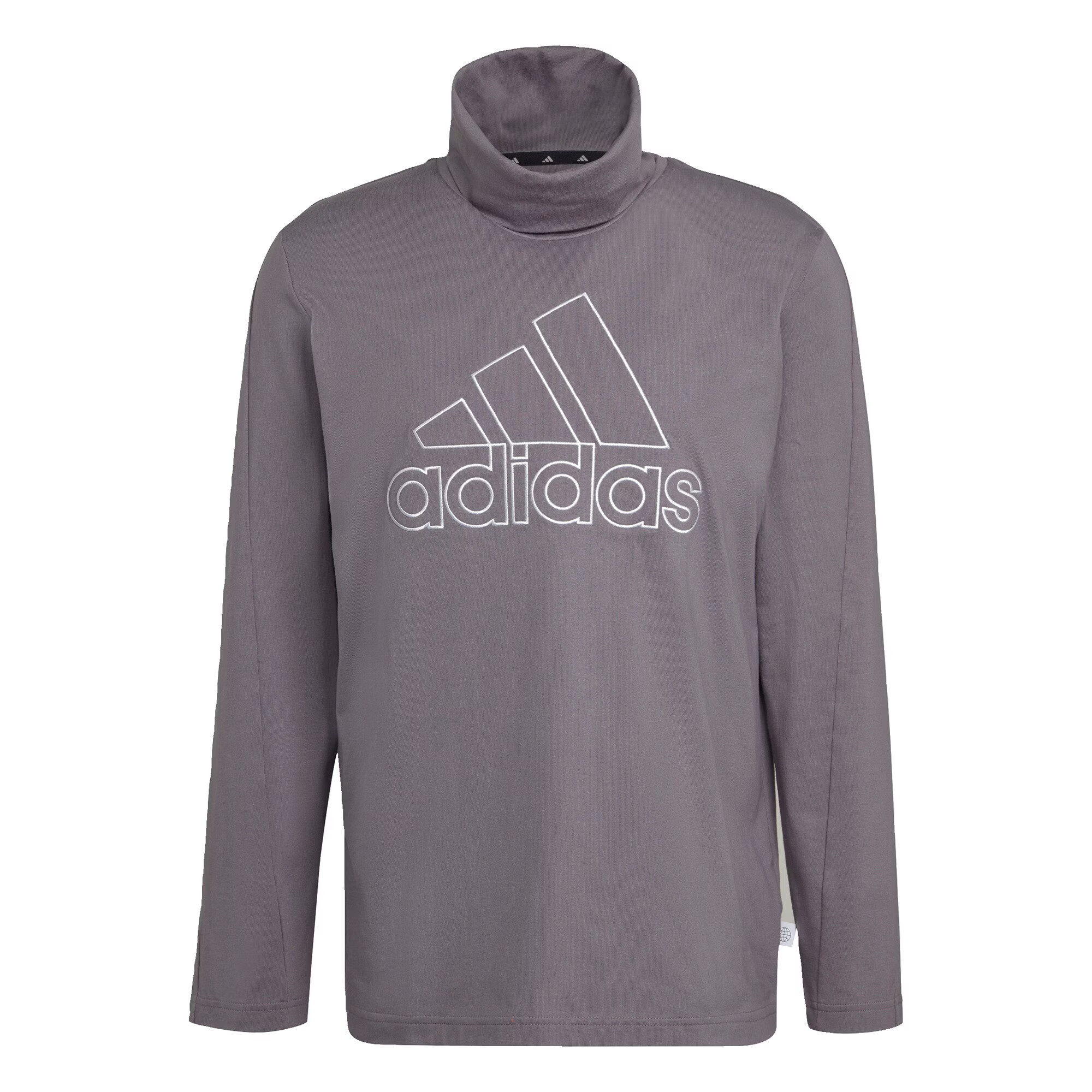 ADIDAS SPORTSWEAR Tricou funcțional 'Future Icons Embroidered Badge Of Sport' gri închis / alb - Pled.ro