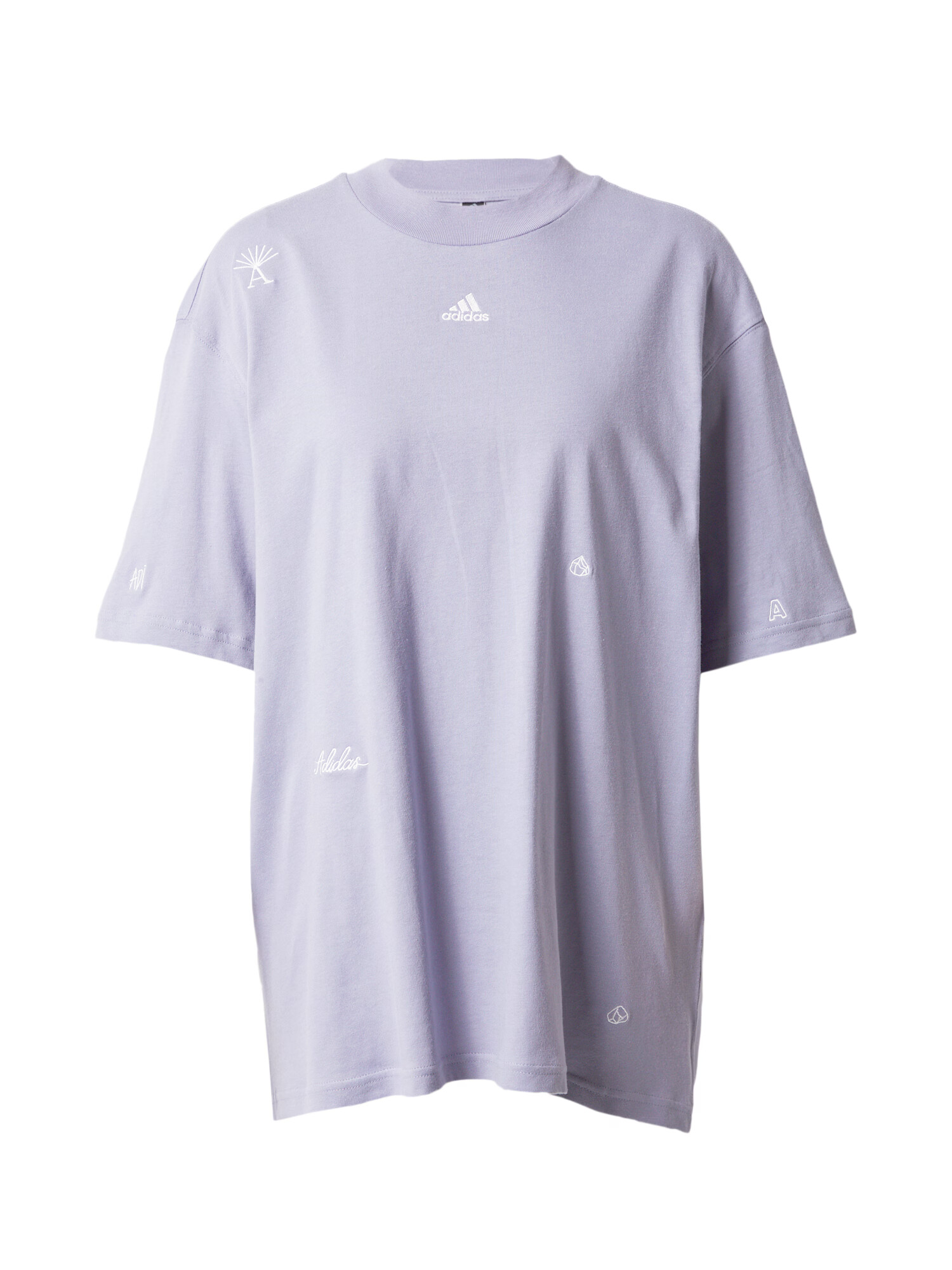 ADIDAS SPORTSWEAR Tricou funcțional gri / lila / alb - Pled.ro