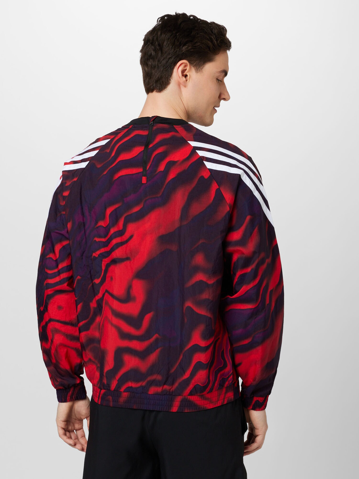 ADIDAS SPORTSWEAR Hanorac sport 'Future Icons Graphic' indigo / roșu / alb - Pled.ro