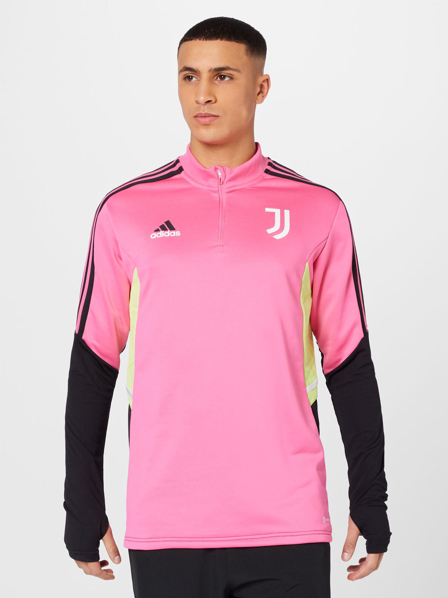 ADIDAS SPORTSWEAR Tricou funcțional 'Juventus Turin Condivo 22' verde deschis / roz / negru / alb - Pled.ro