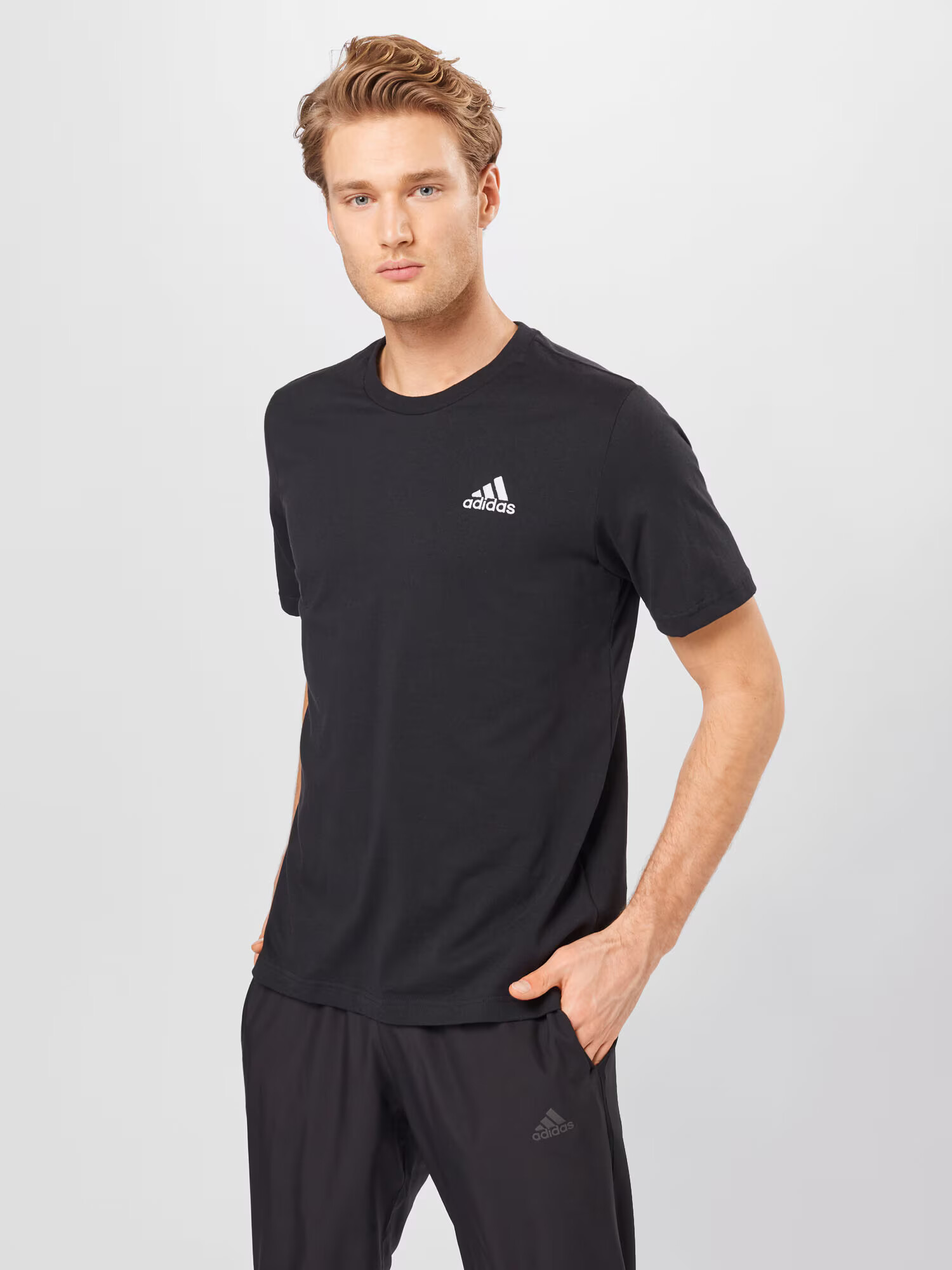 ADIDAS SPORTSWEAR Tricou funcțional negru / alb - Pled.ro