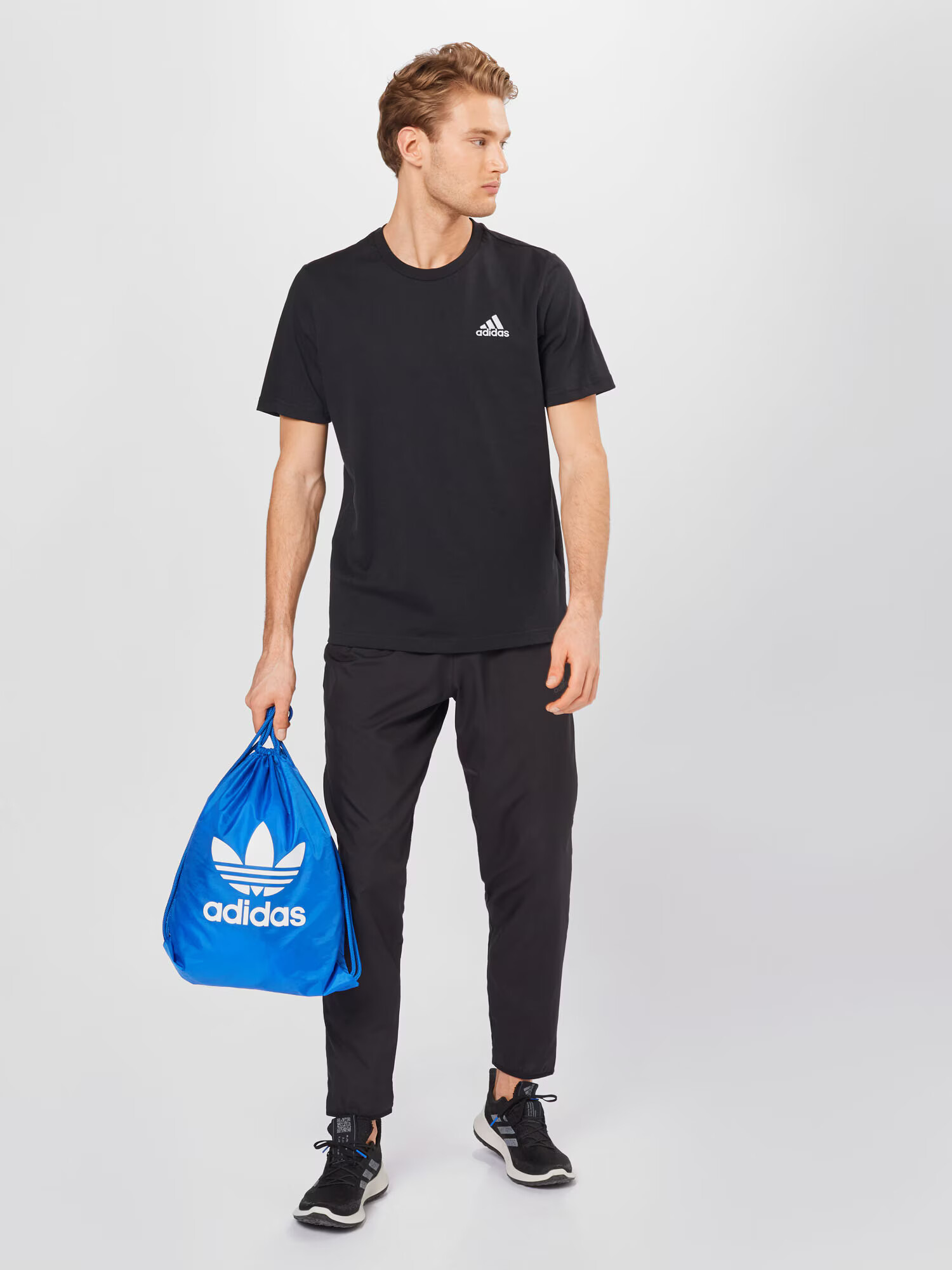 ADIDAS SPORTSWEAR Tricou funcțional negru / alb - Pled.ro