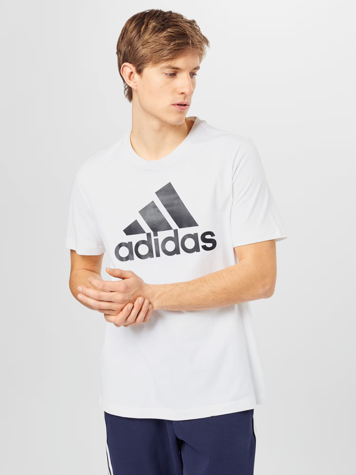 ADIDAS SPORTSWEAR Tricou funcțional negru / alb - Pled.ro