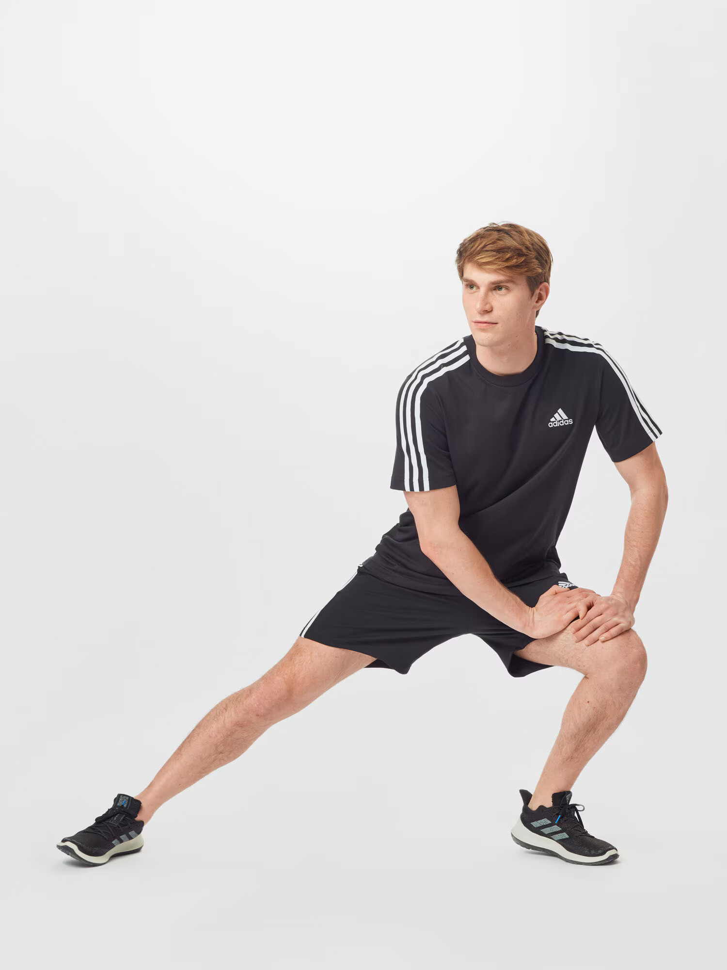 ADIDAS SPORTSWEAR Tricou funcțional negru / alb - Pled.ro