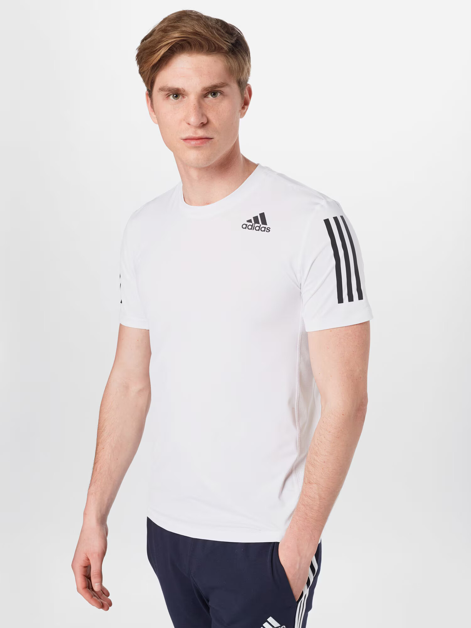 ADIDAS SPORTSWEAR Tricou funcțional negru / alb - Pled.ro