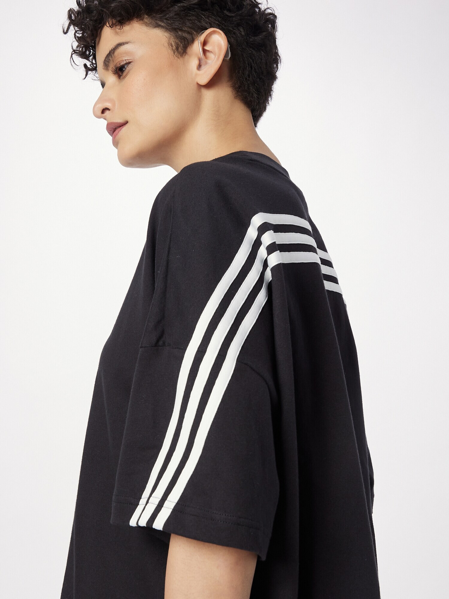 ADIDAS SPORTSWEAR Tricou funcțional 'Future Icons 3-Stripes ' negru / alb - Pled.ro