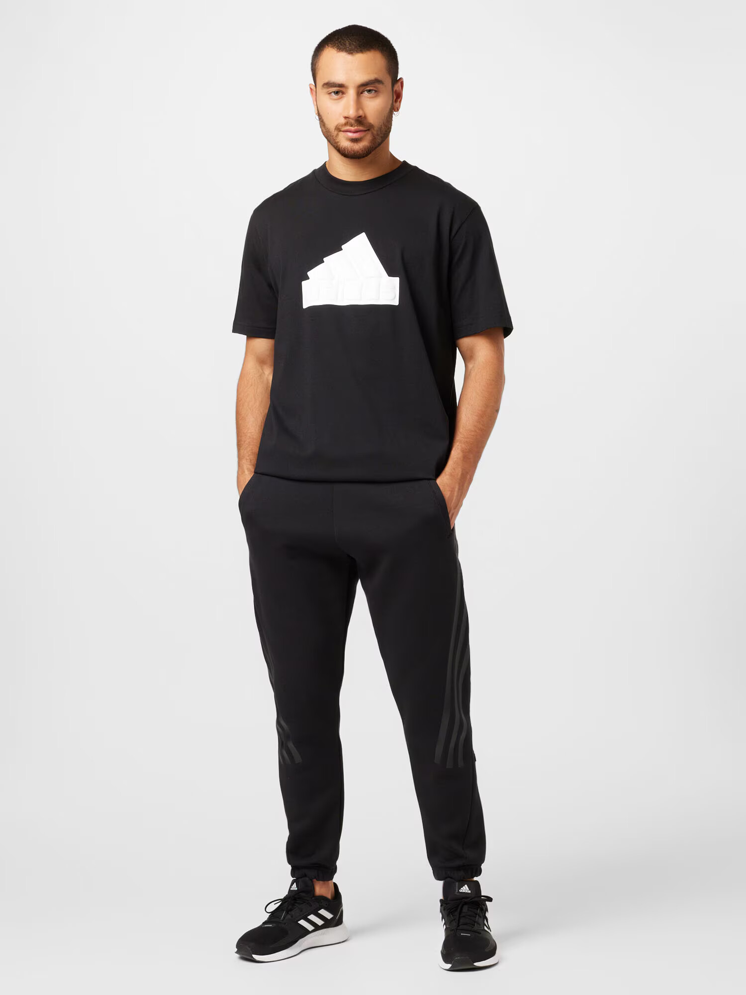 ADIDAS SPORTSWEAR Tricou funcțional 'Future Icons' negru / alb - Pled.ro