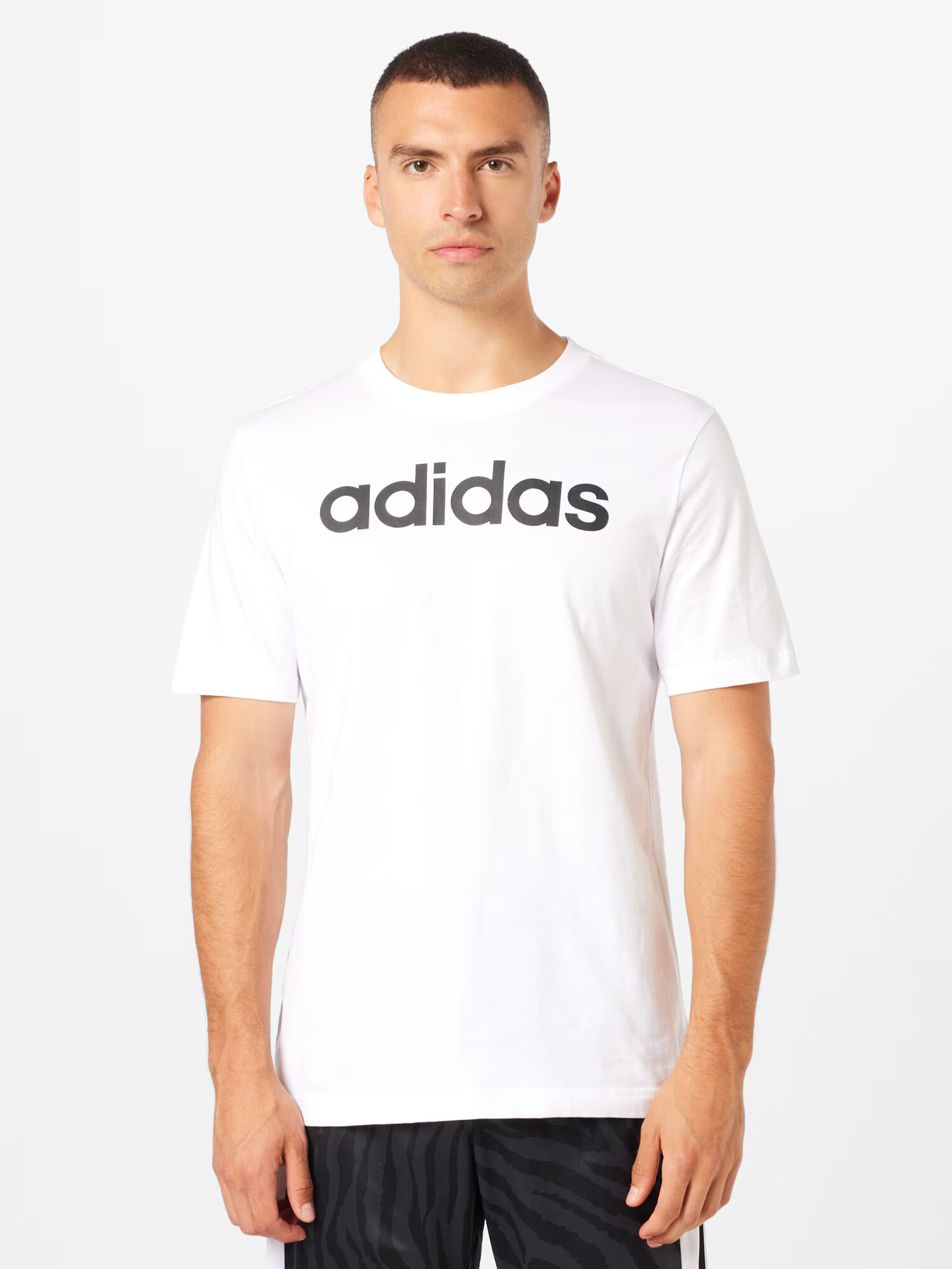 ADIDAS SPORTSWEAR Tricou funcțional 'Essentials' negru / alb - Pled.ro