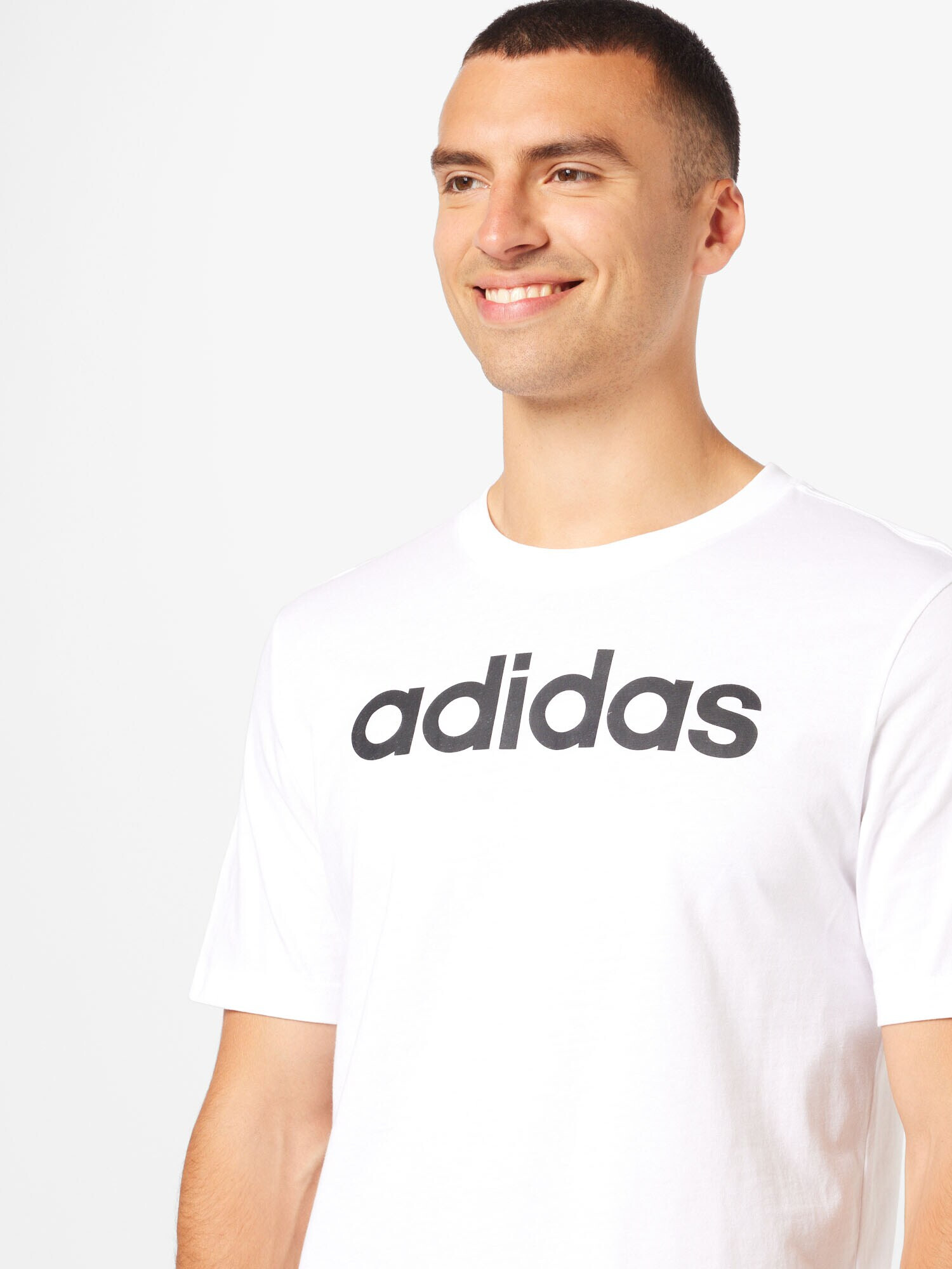 ADIDAS SPORTSWEAR Tricou funcțional 'Essentials' negru / alb - Pled.ro