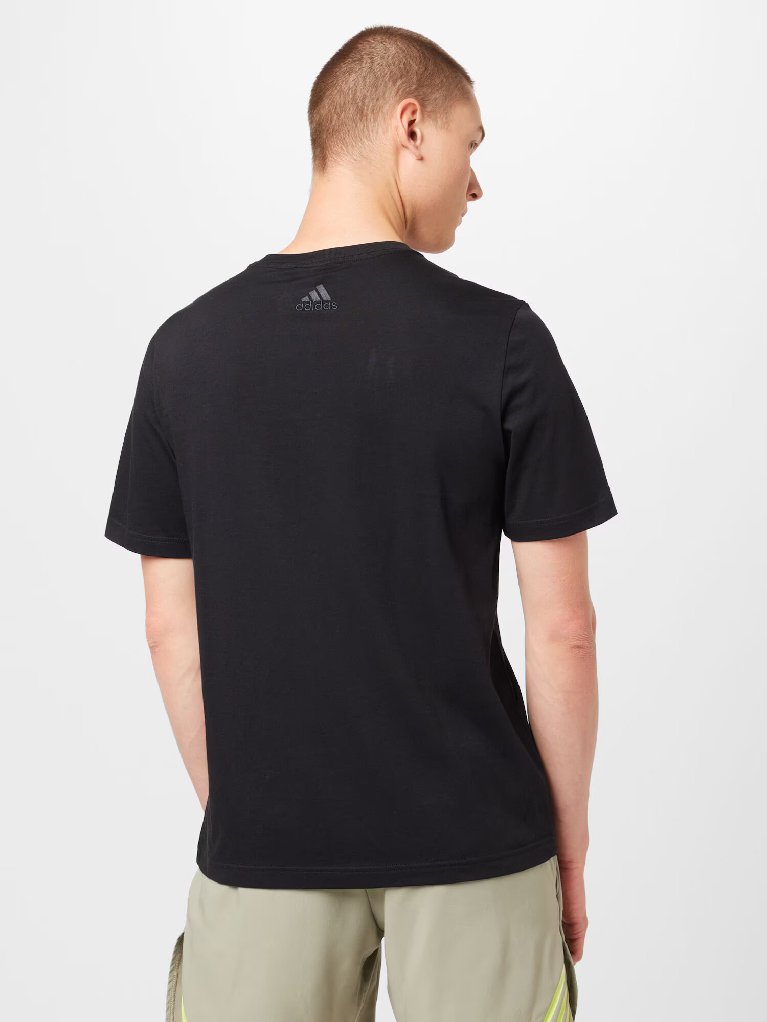 ADIDAS SPORTSWEAR Tricou funcțional 'Essentials' negru / alb - Pled.ro