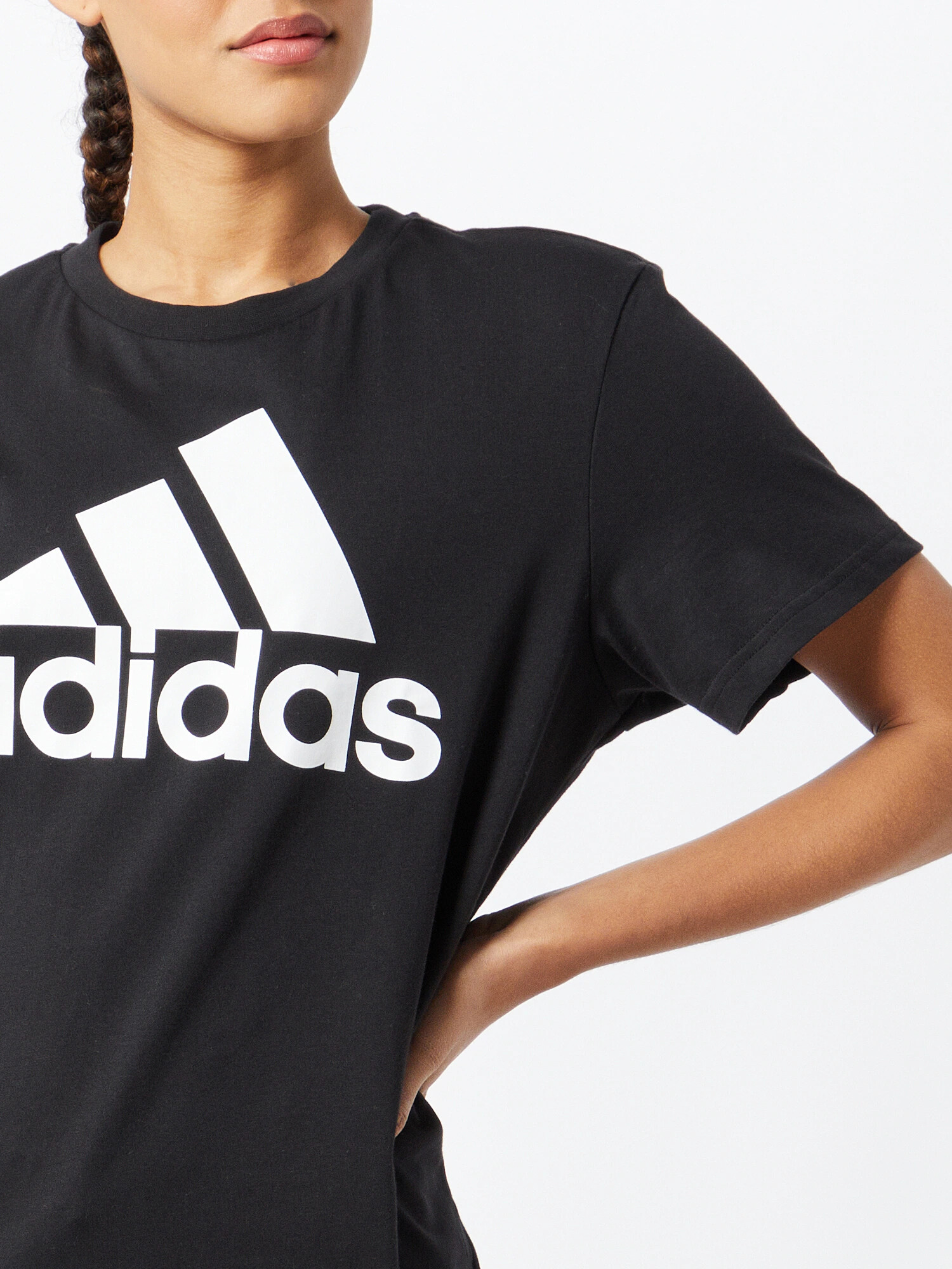 ADIDAS SPORTSWEAR Tricou funcțional negru / alb - Pled.ro