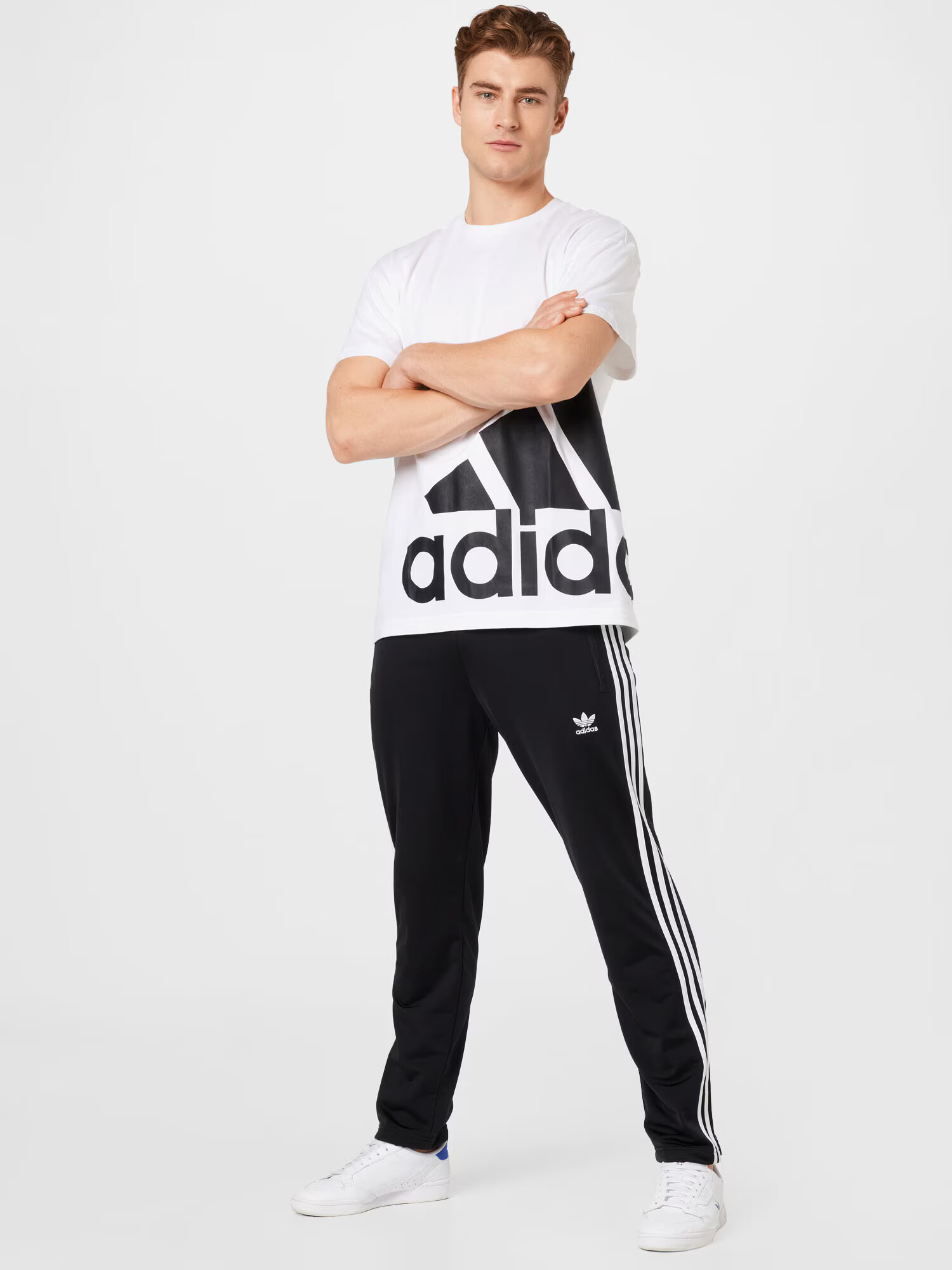 ADIDAS SPORTSWEAR Tricou funcțional negru / alb - Pled.ro