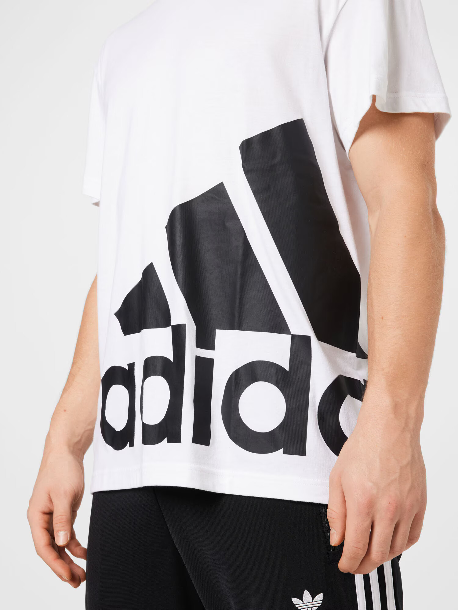 ADIDAS SPORTSWEAR Tricou funcțional negru / alb - Pled.ro