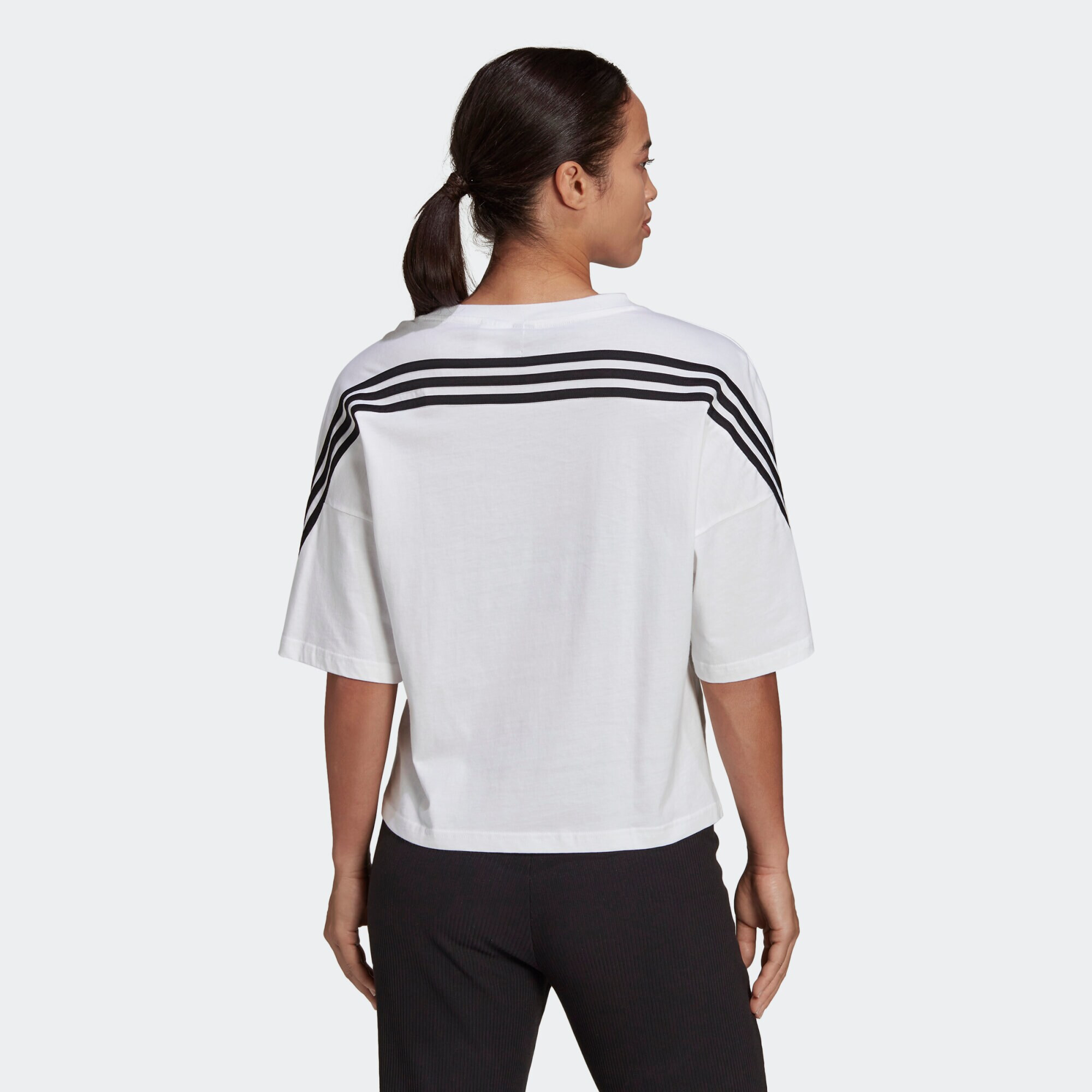 ADIDAS SPORTSWEAR Tricou funcțional negru / alb - Pled.ro