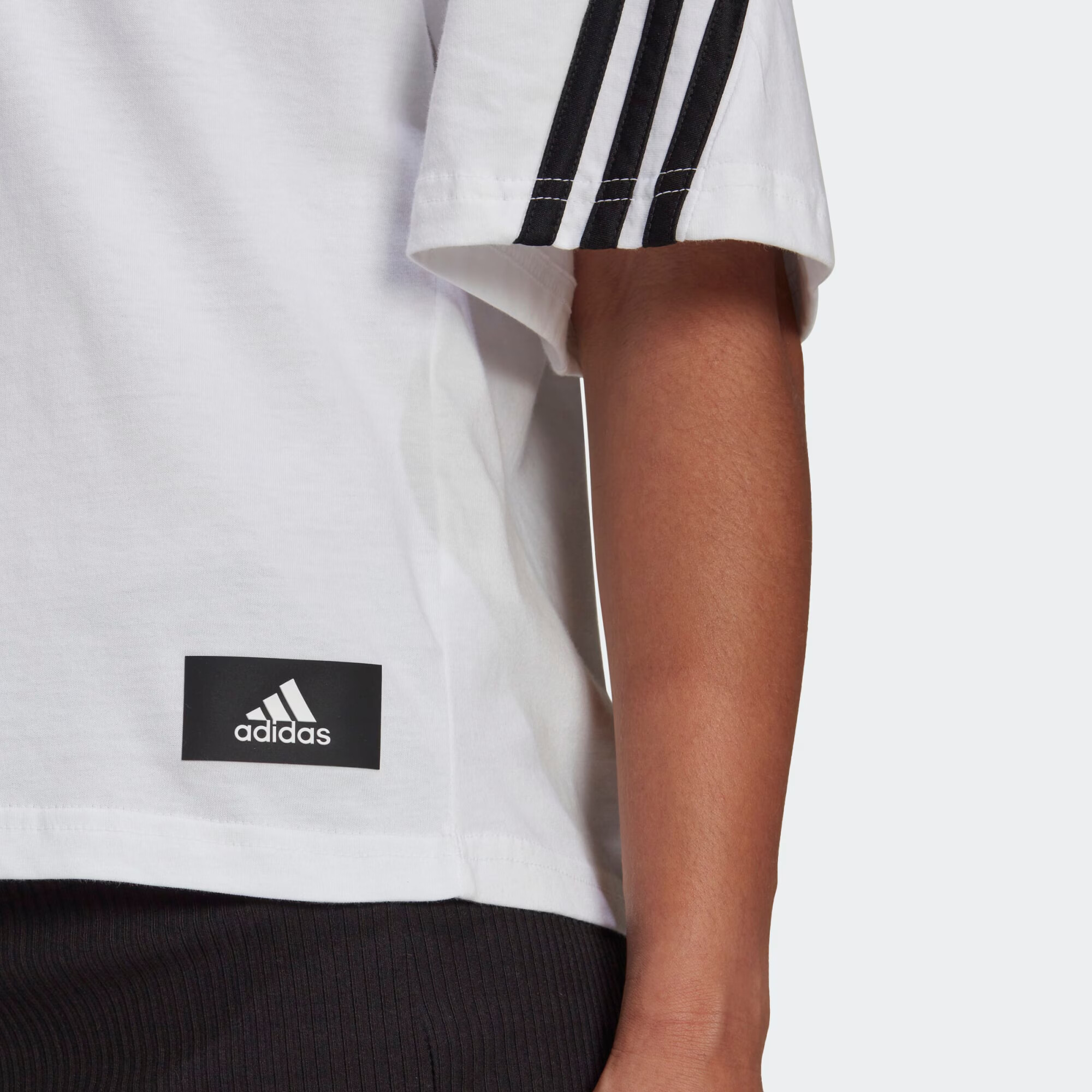 ADIDAS SPORTSWEAR Tricou funcțional negru / alb - Pled.ro