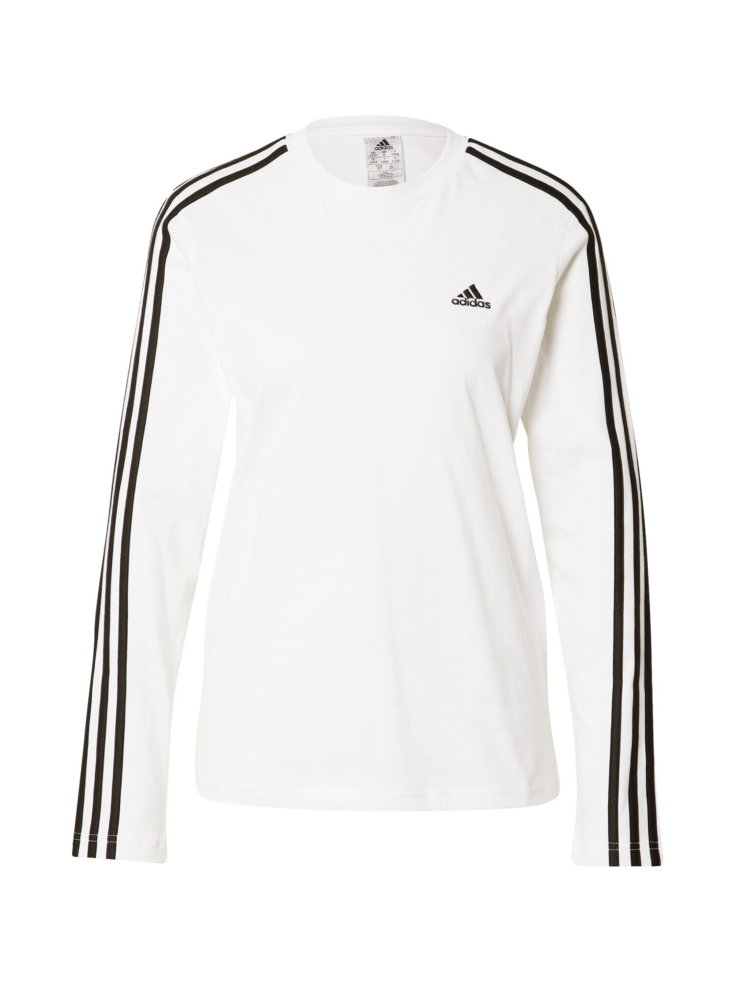 ADIDAS SPORTSWEAR Tricou funcțional 'Essentials 3-Stripes' negru / alb - Pled.ro