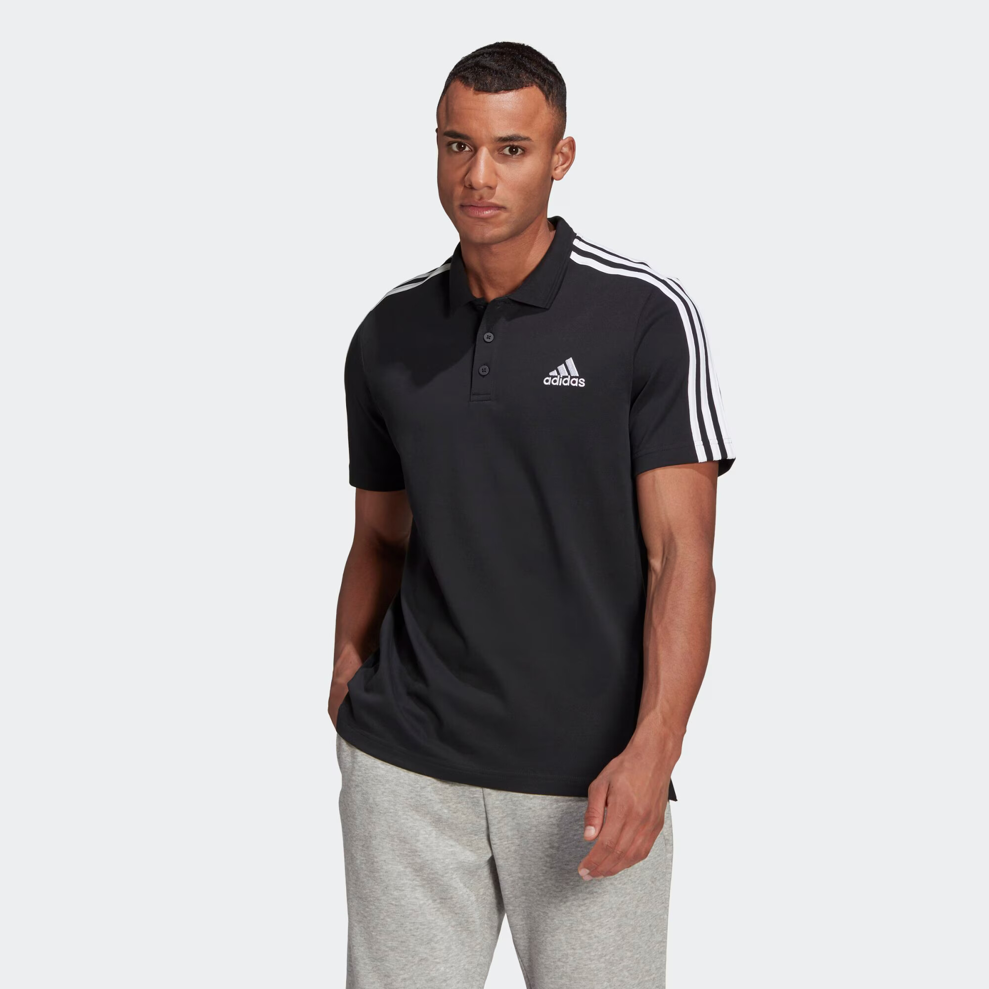 ADIDAS SPORTSWEAR Tricou funcțional negru / alb - Pled.ro