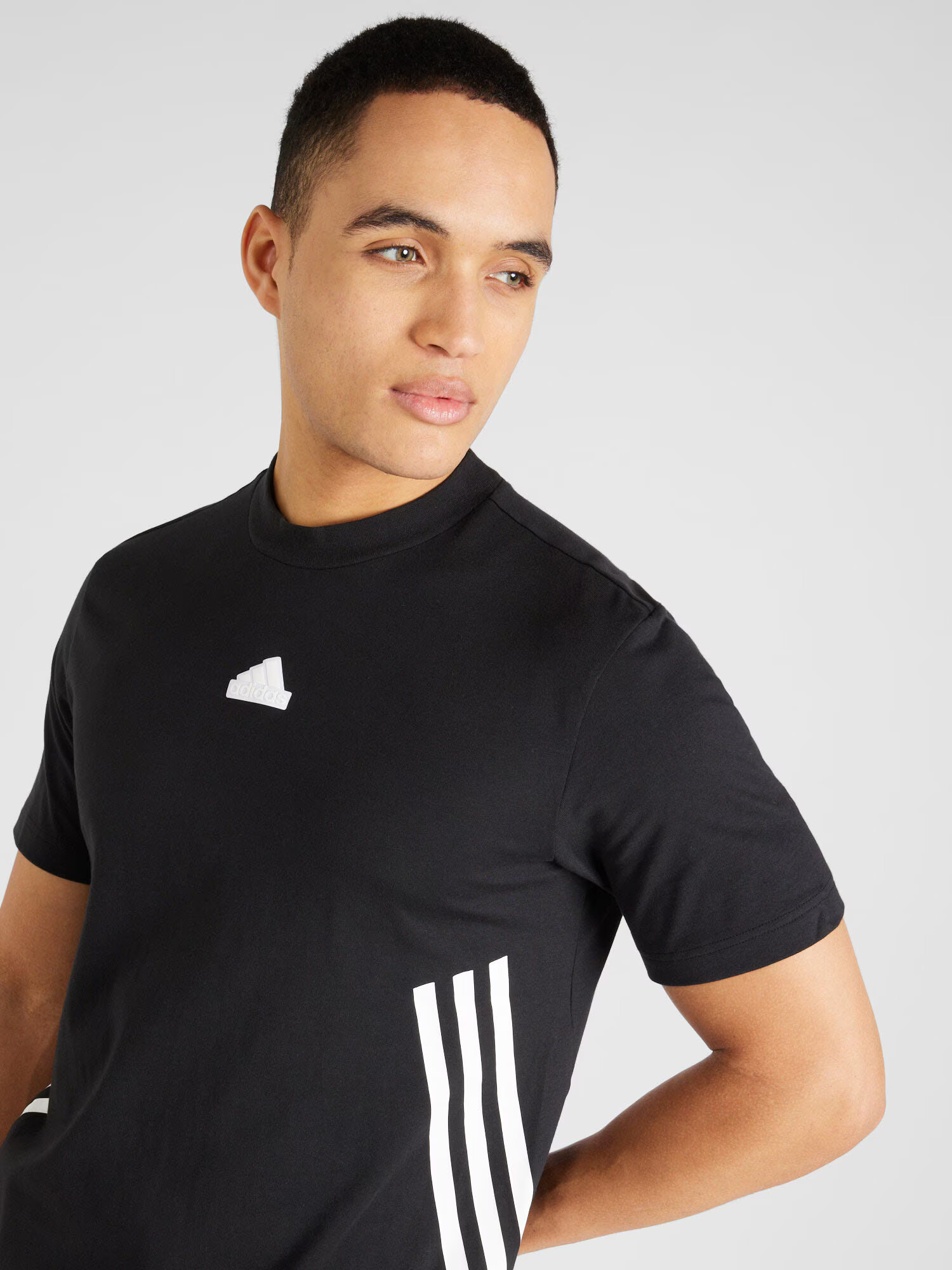 ADIDAS SPORTSWEAR Tricou funcțional negru / alb - Pled.ro