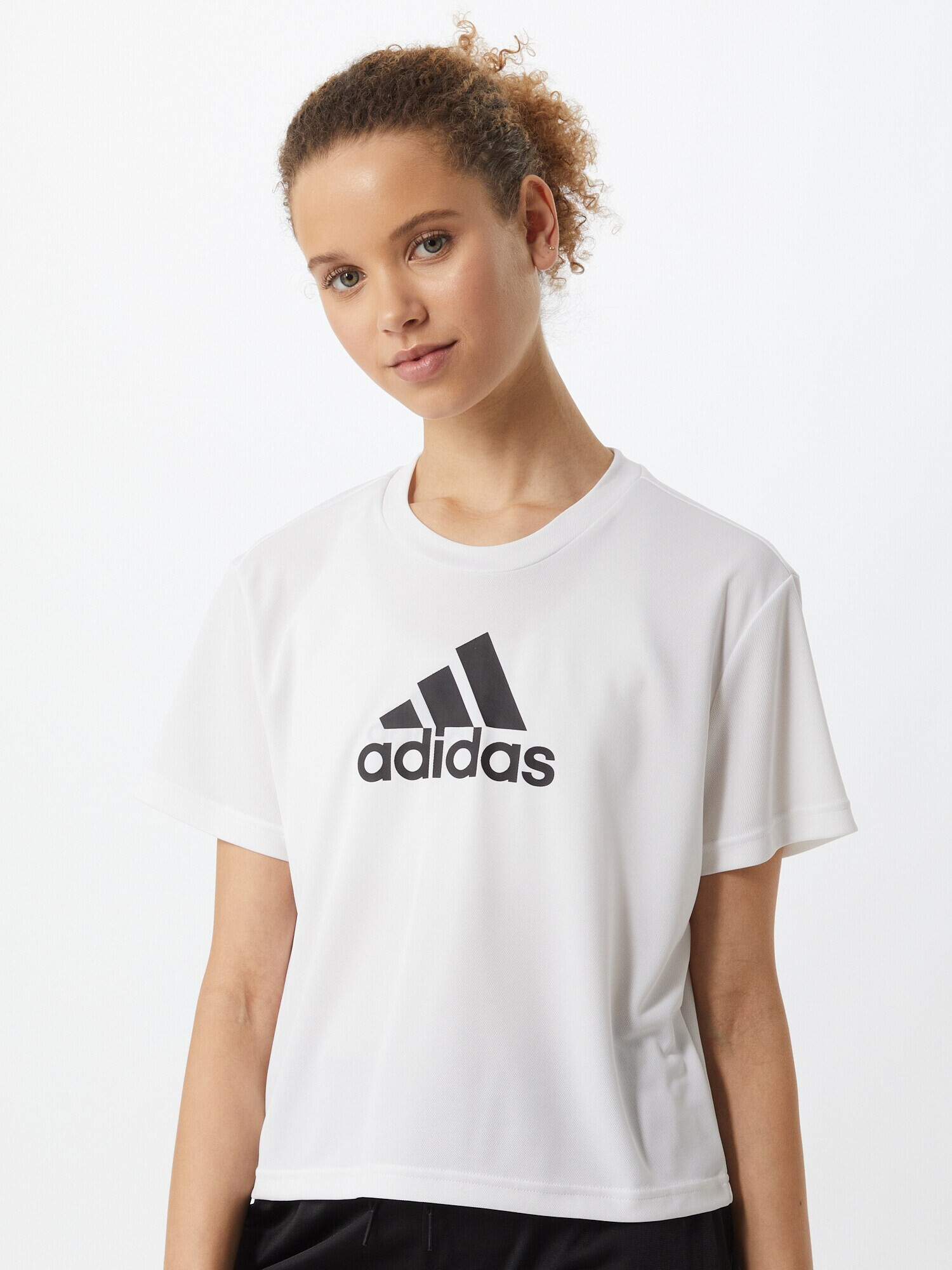 ADIDAS SPORTSWEAR Tricou funcțional negru / alb - Pled.ro