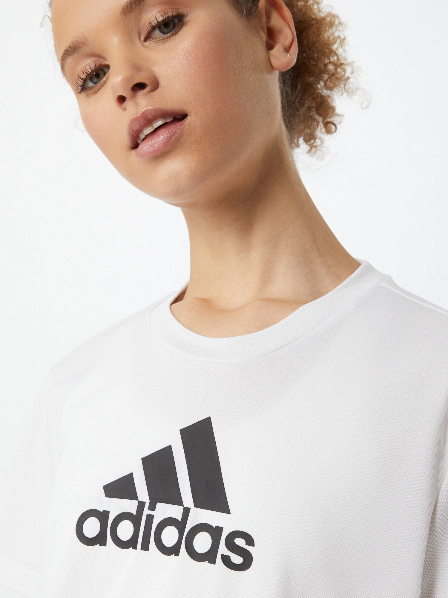 ADIDAS SPORTSWEAR Tricou funcțional negru / alb - Pled.ro