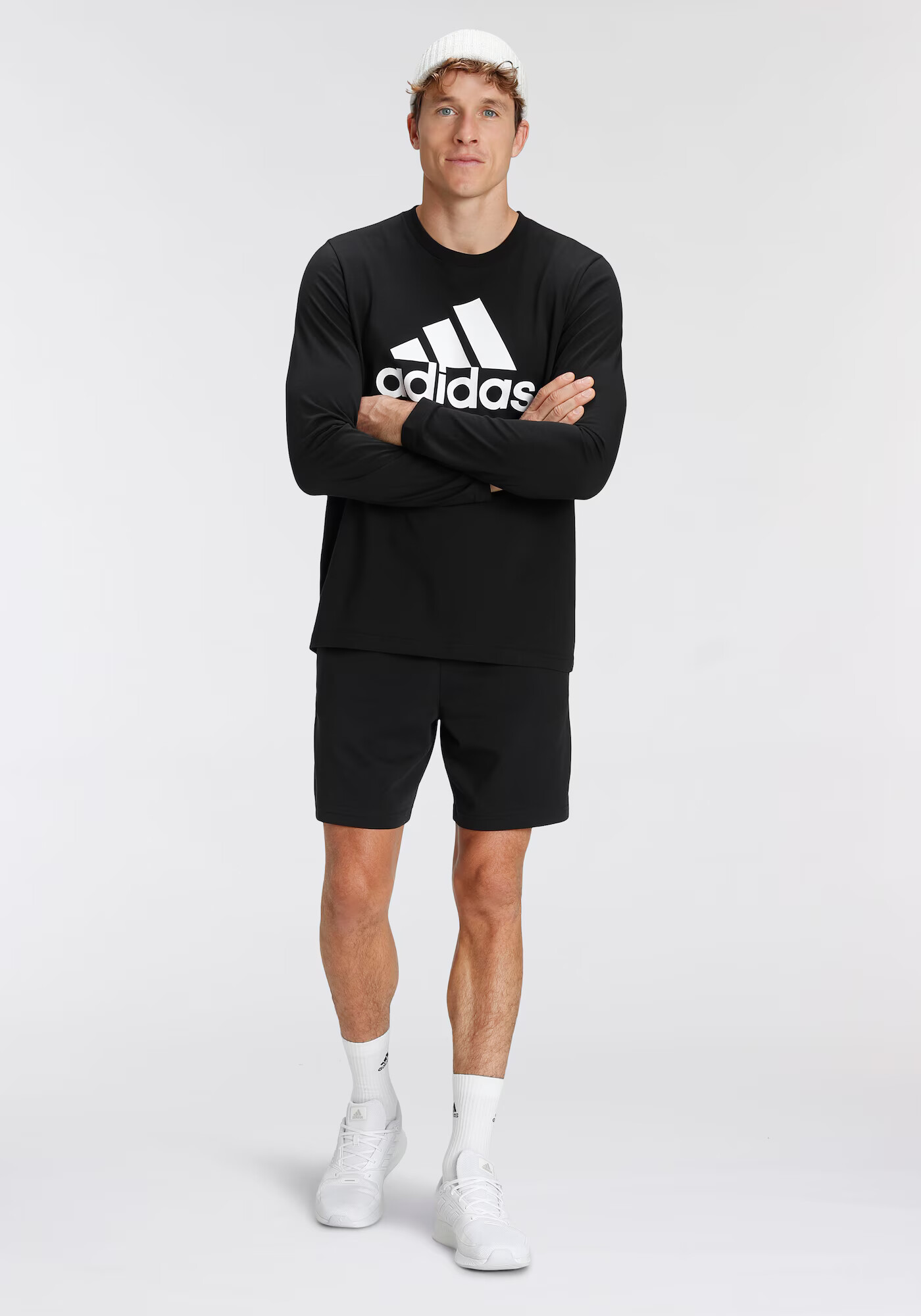 ADIDAS SPORTSWEAR Tricou funcțional negru / alb - Pled.ro