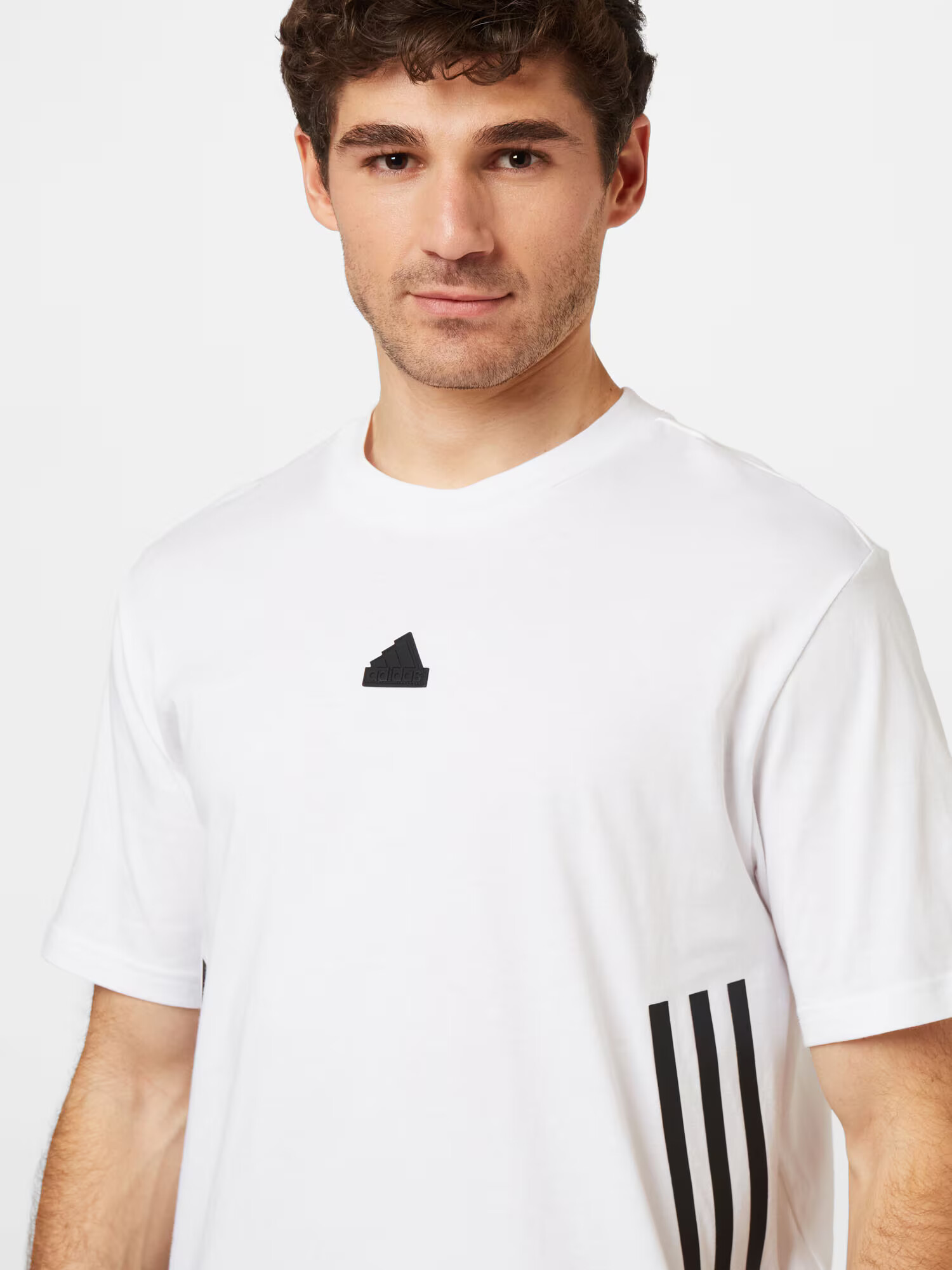 ADIDAS SPORTSWEAR Tricou funcțional 'Future Icons 3-Stripes' negru / alb - Pled.ro