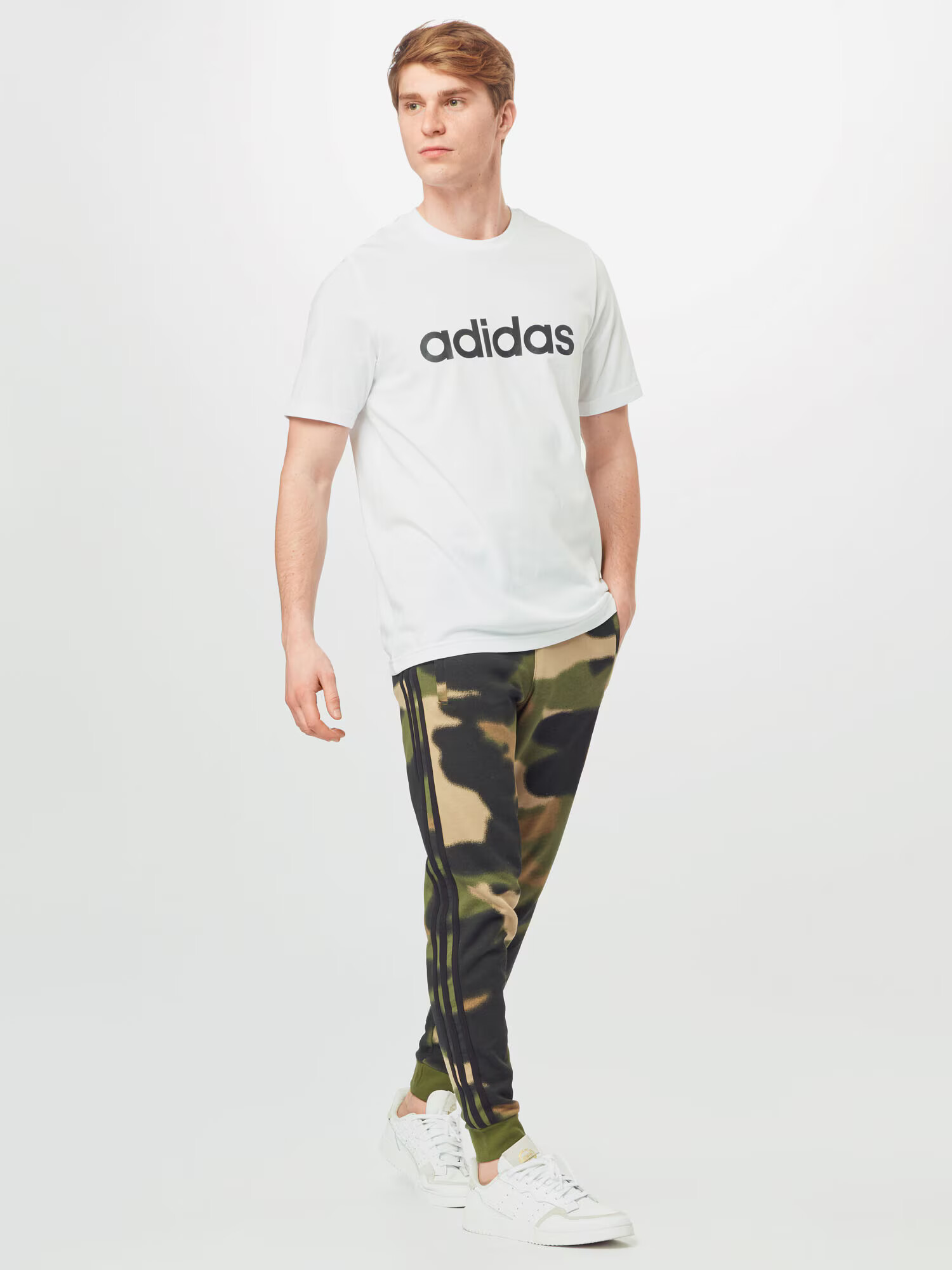 ADIDAS SPORTSWEAR Tricou funcțional negru / alb - Pled.ro