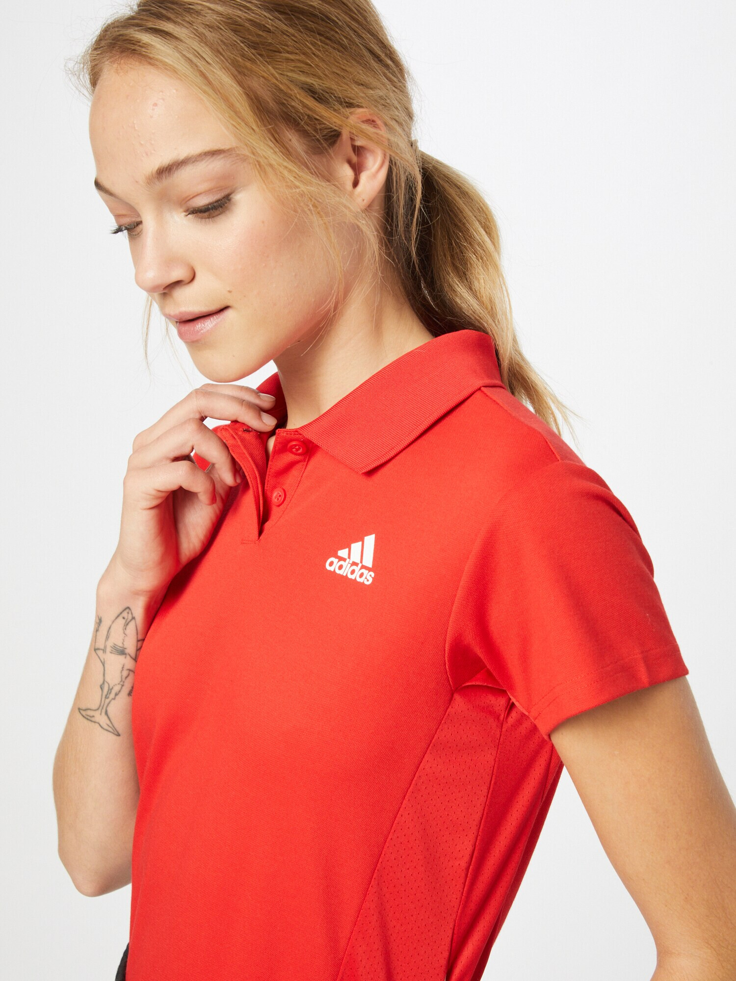 ADIDAS SPORTSWEAR Tricou funcțional roșu / alb - Pled.ro