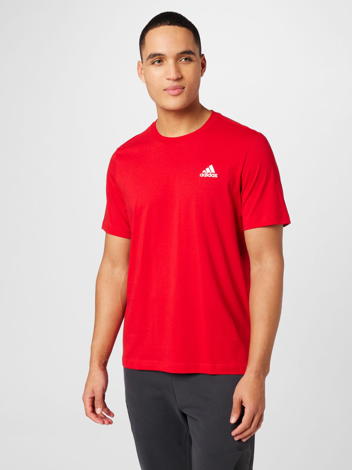 ADIDAS SPORTSWEAR Tricou funcțional 'Essentials' roșu / alb - Pled.ro